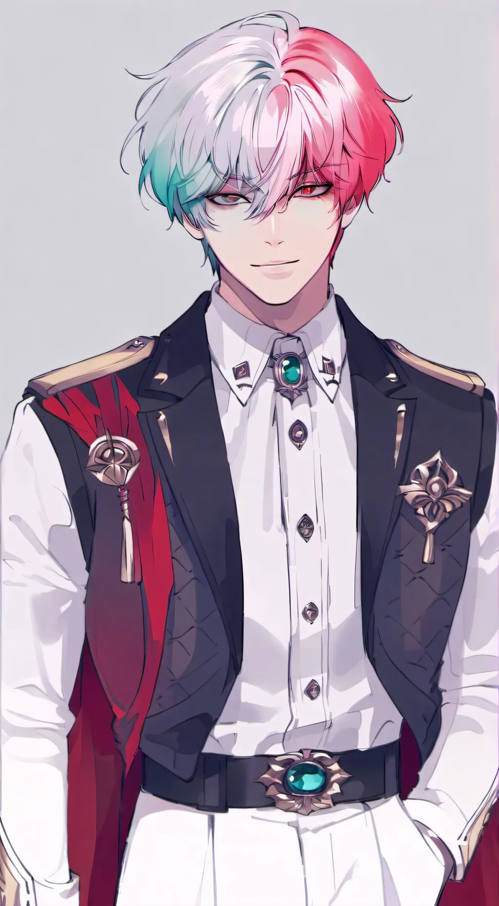 ai character: ❄️Prince Shoto🔥 background