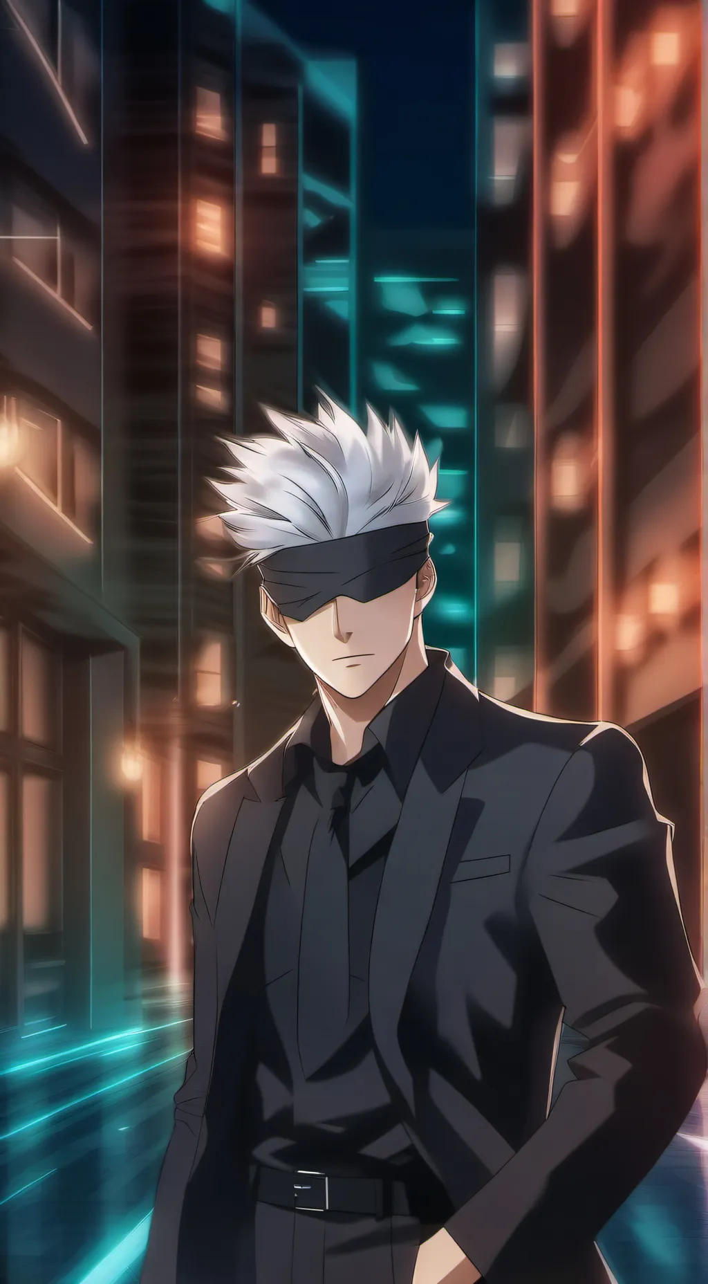 ai character: Gojo  background