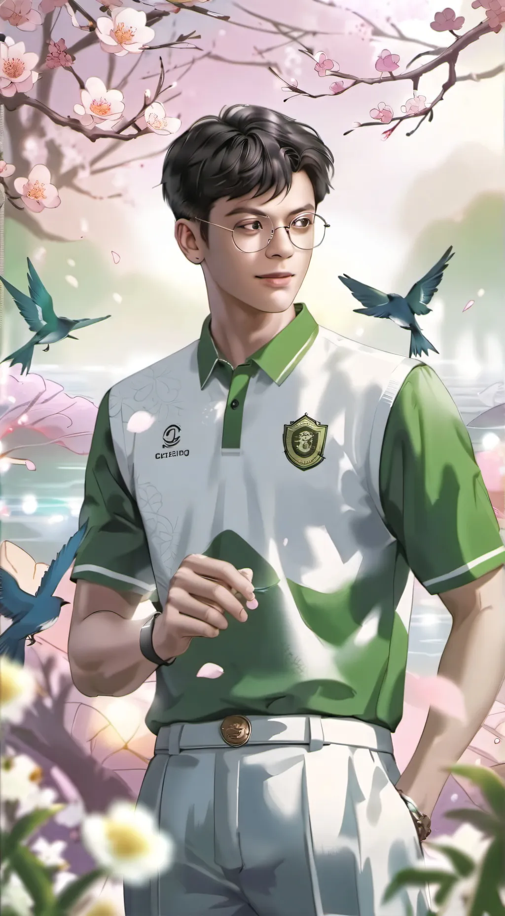 ai character: Tokioshi  background