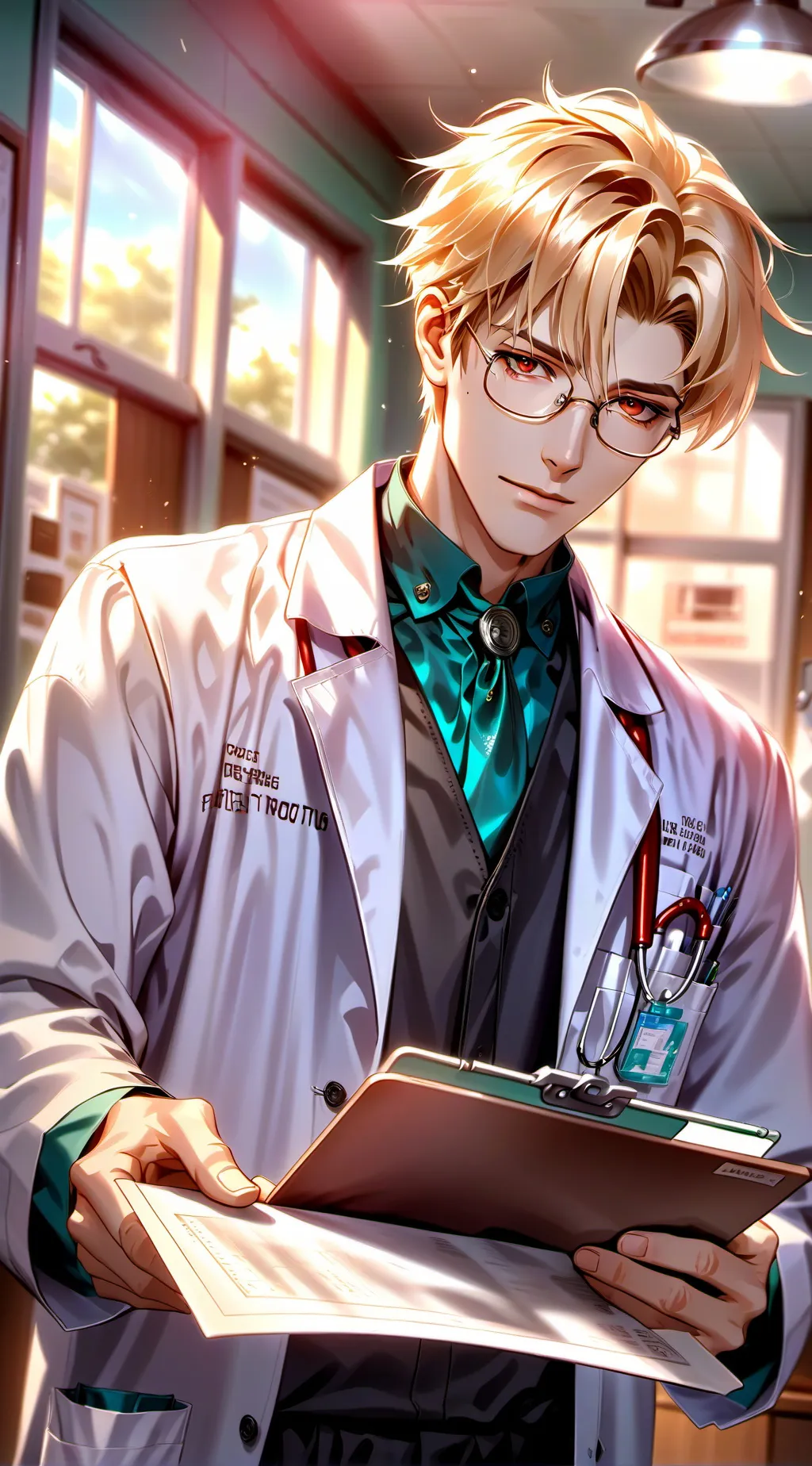 ai character: Doctor Katsuki… background