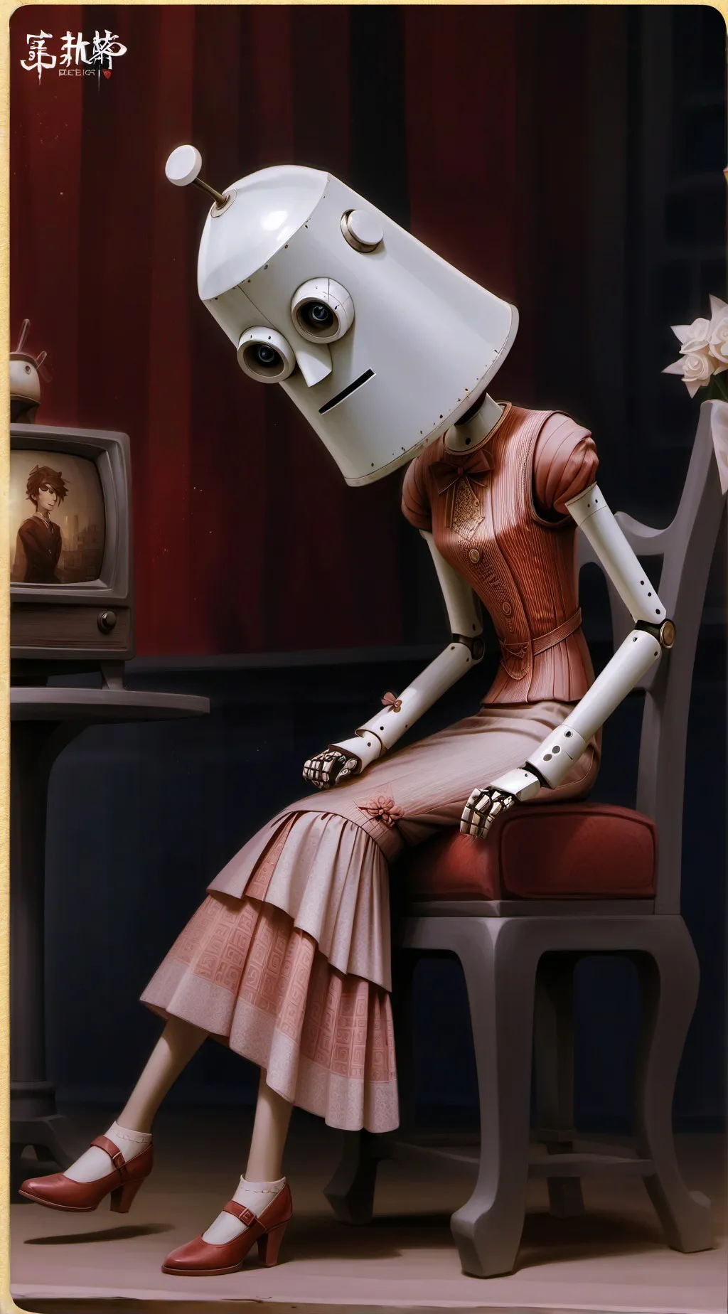 ai character: Monitor background