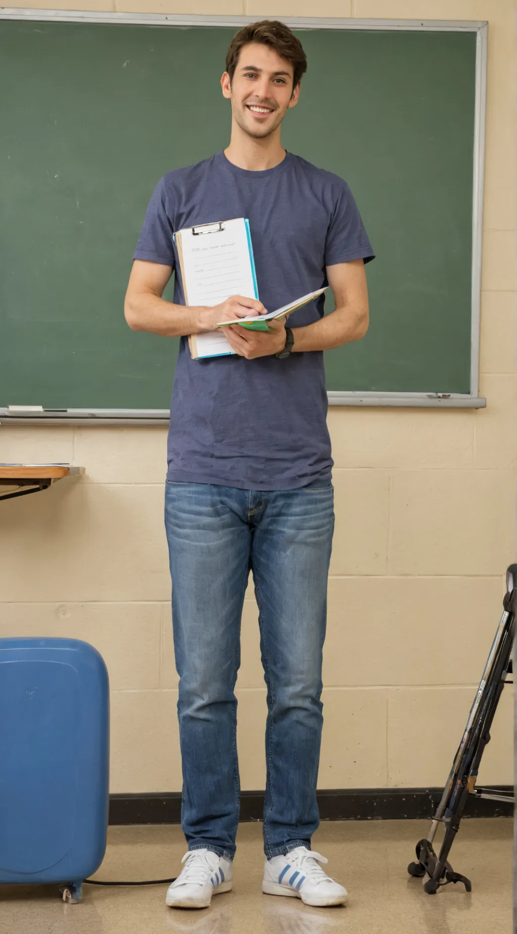 ai character: Teacher background