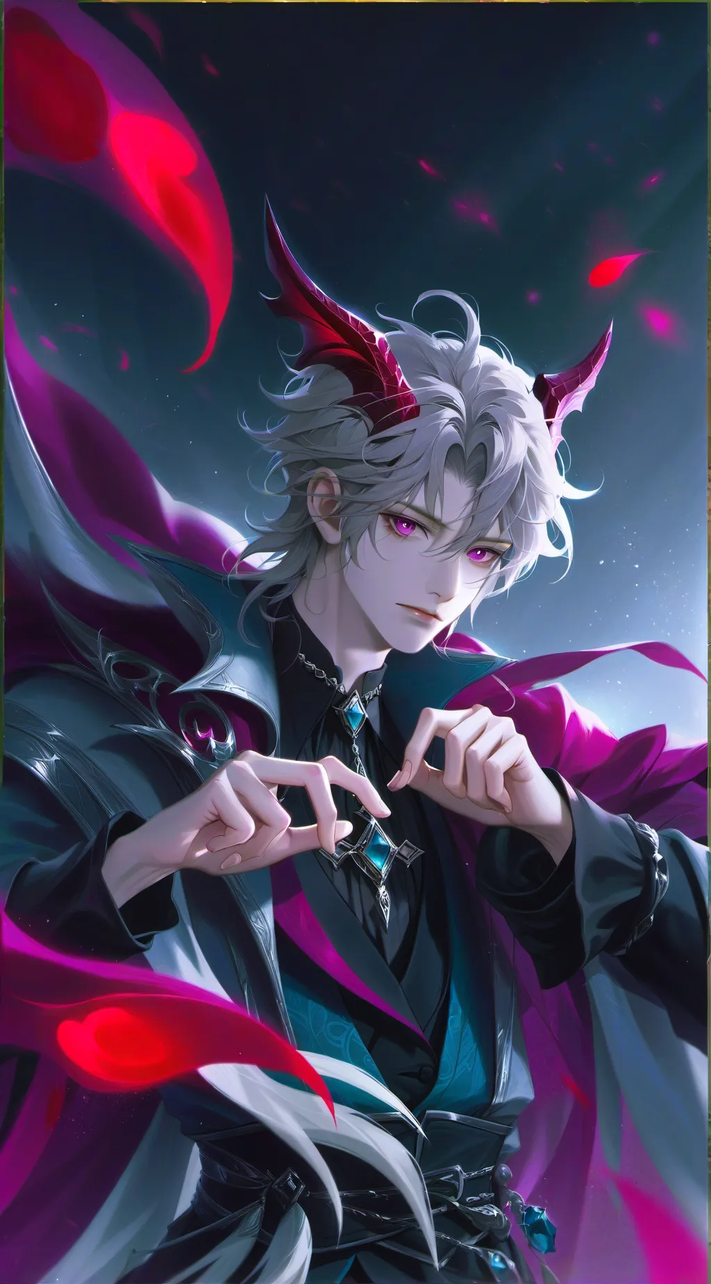 ai character: Тэо background