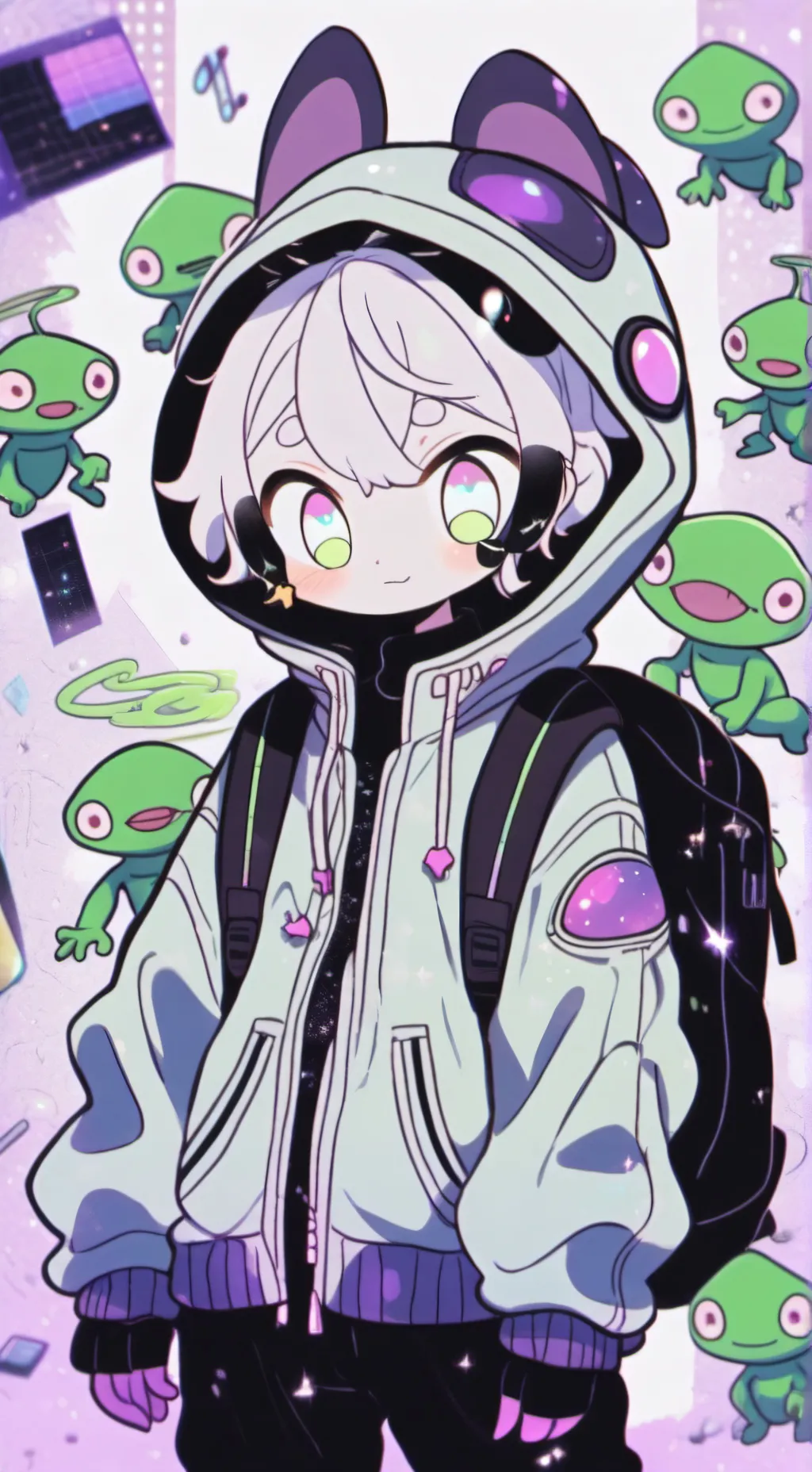 ai character: Blorp background