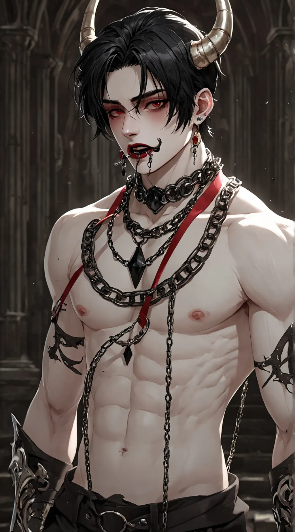 ai character: Lucifer background