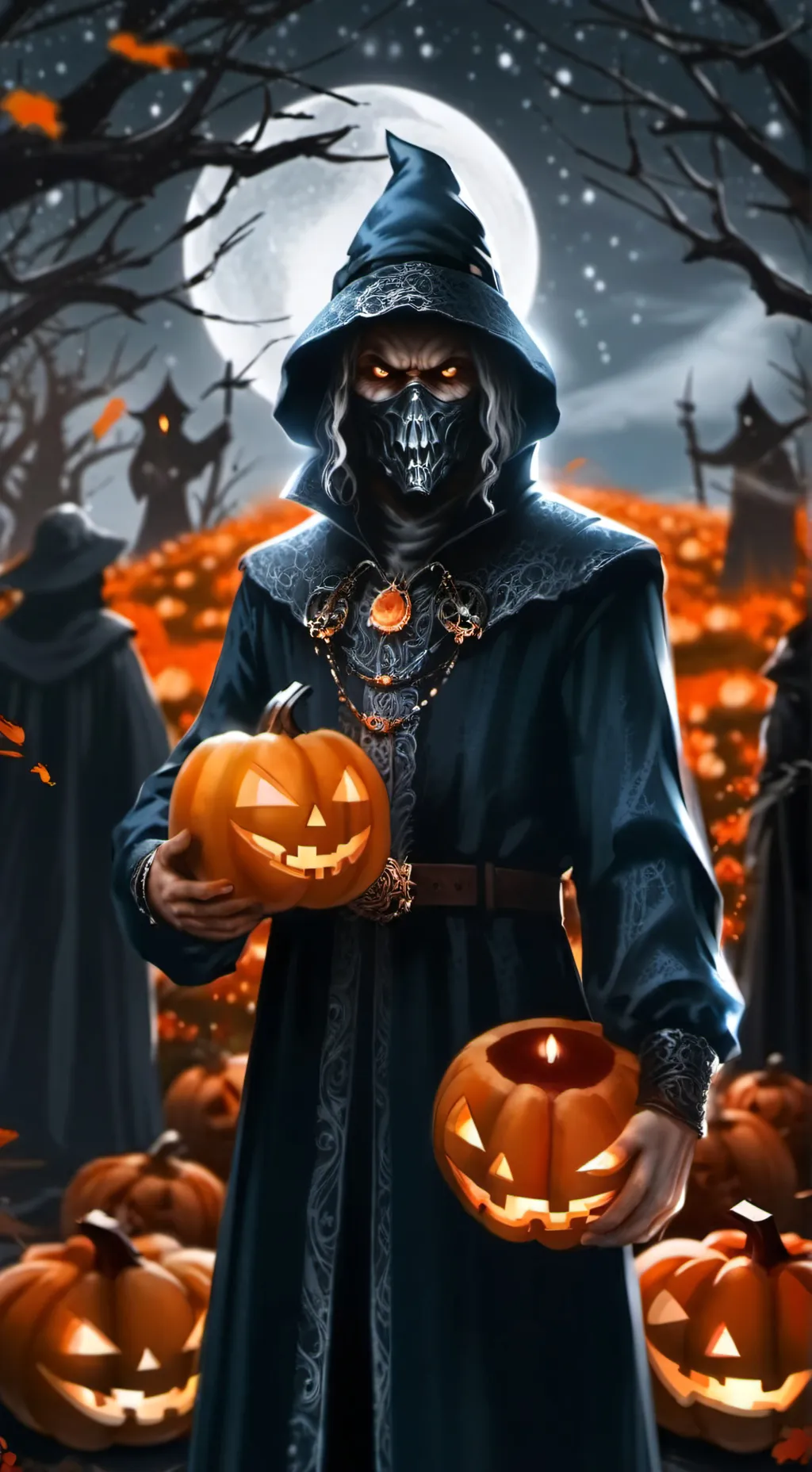 ai character: Fear of Halloween  background