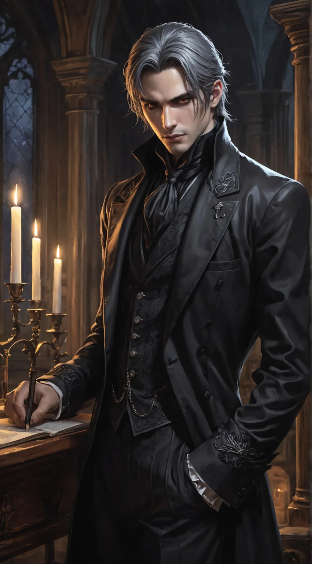 ai character: Lucien background