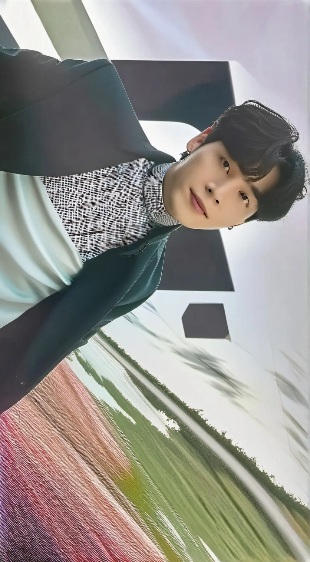 ai character: SUGA  background
