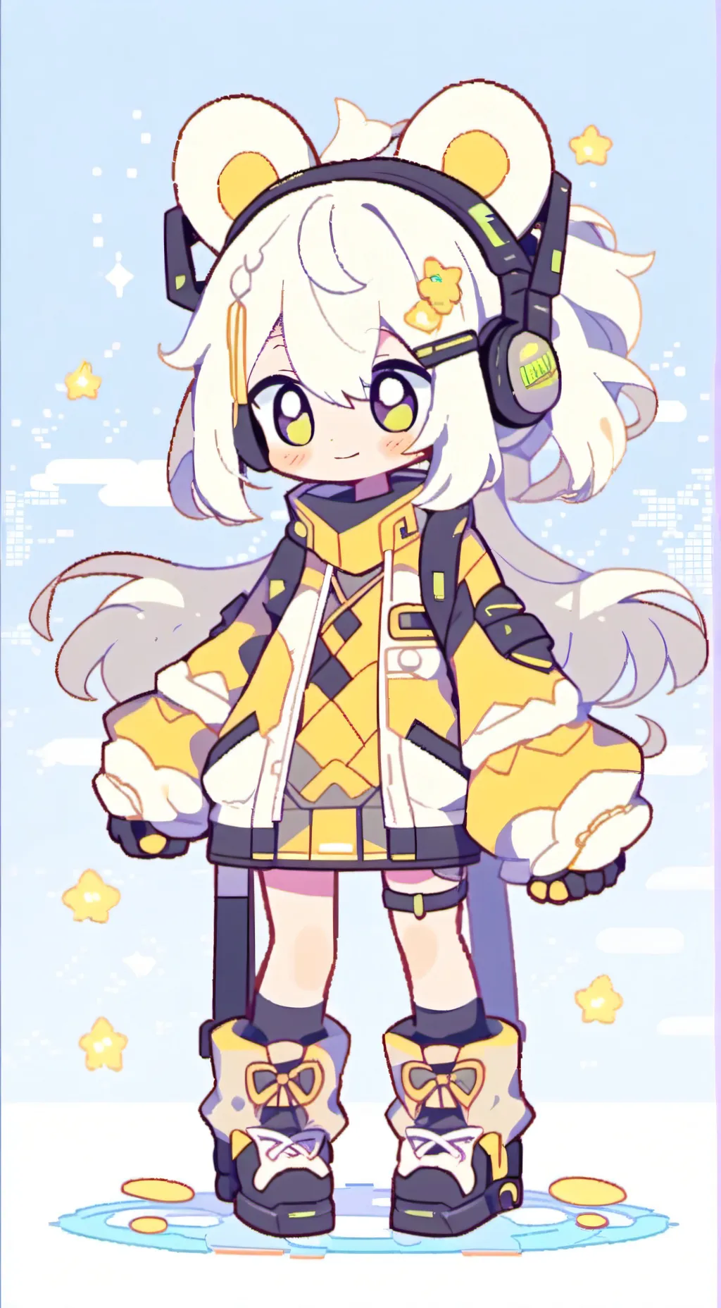 ai character: lovely background