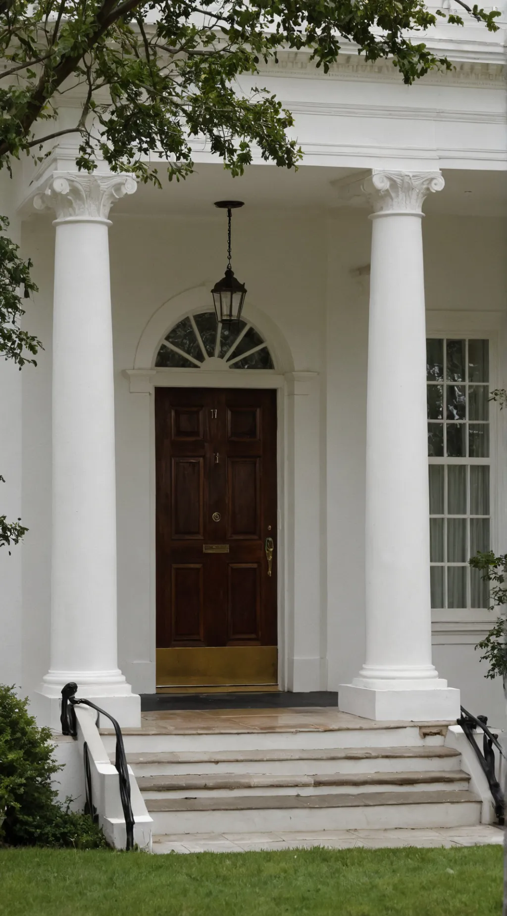 ai character: the white house  background