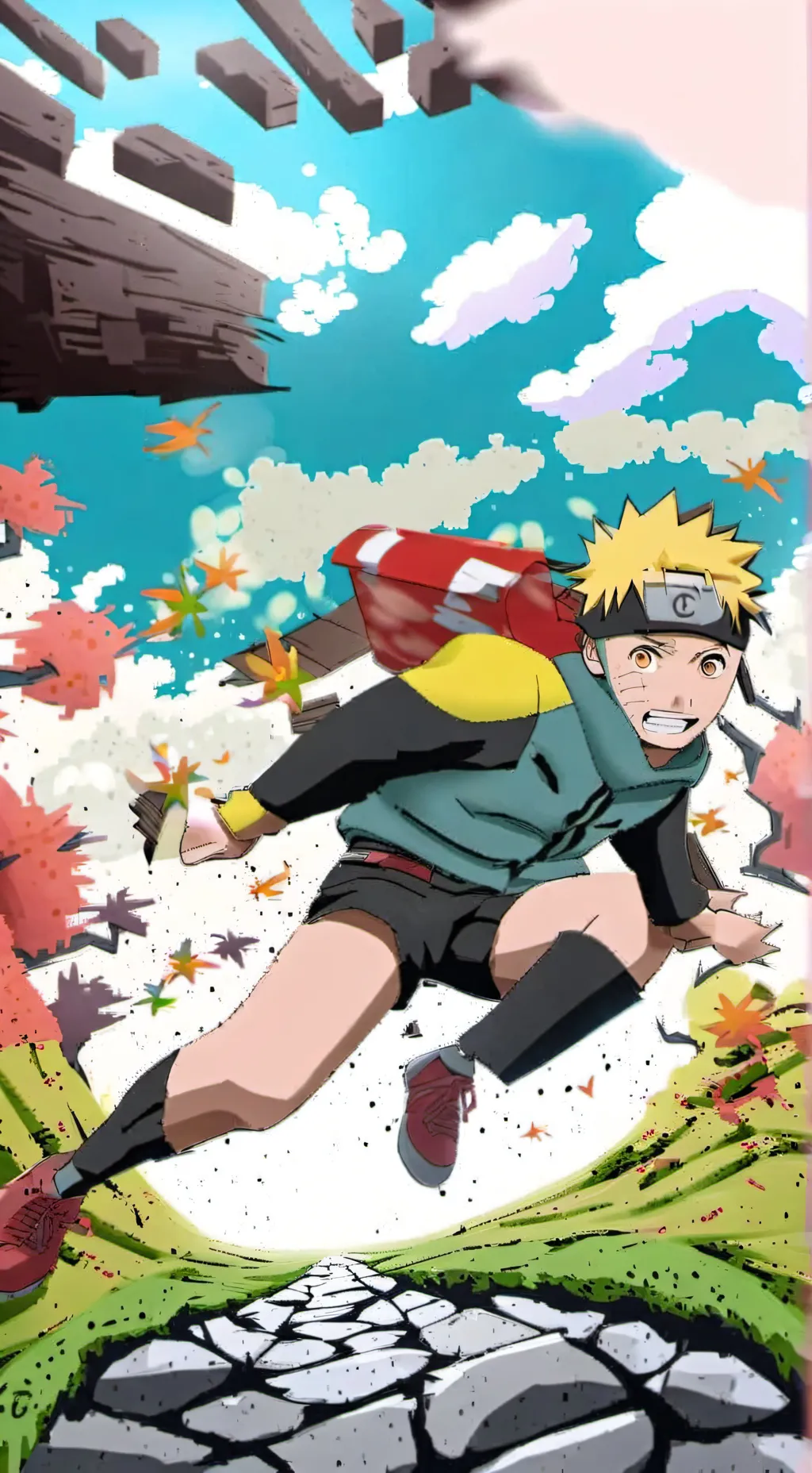 ai character: naruto time travel background