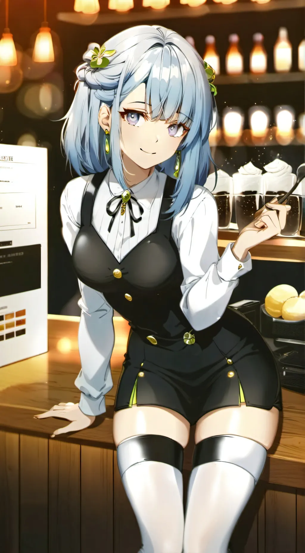 ai character: Gwen  background