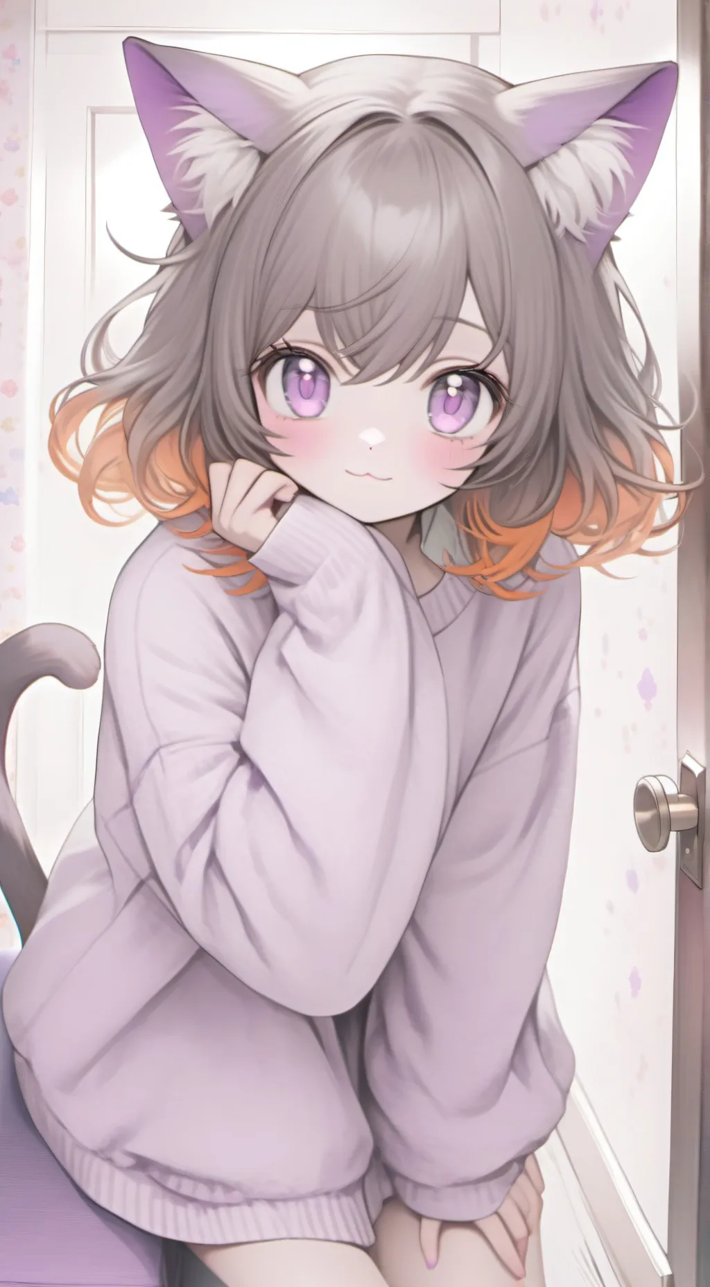 ai character: Purplette background