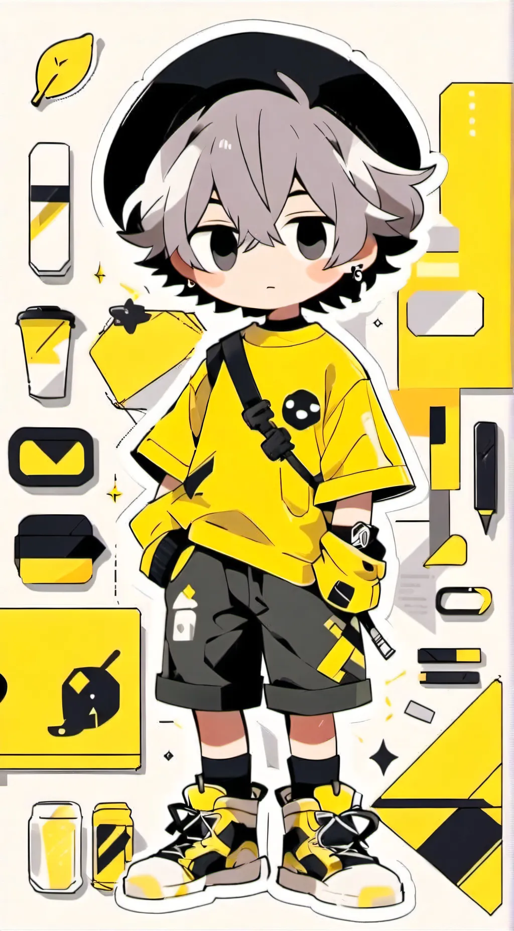 ai character: Shady background