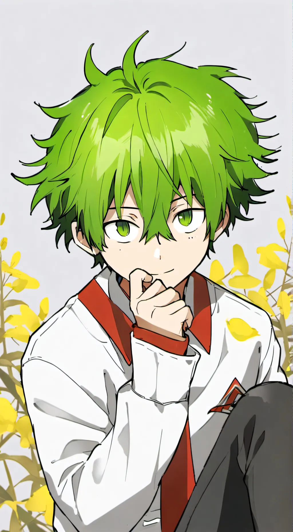 ai character: Deku background