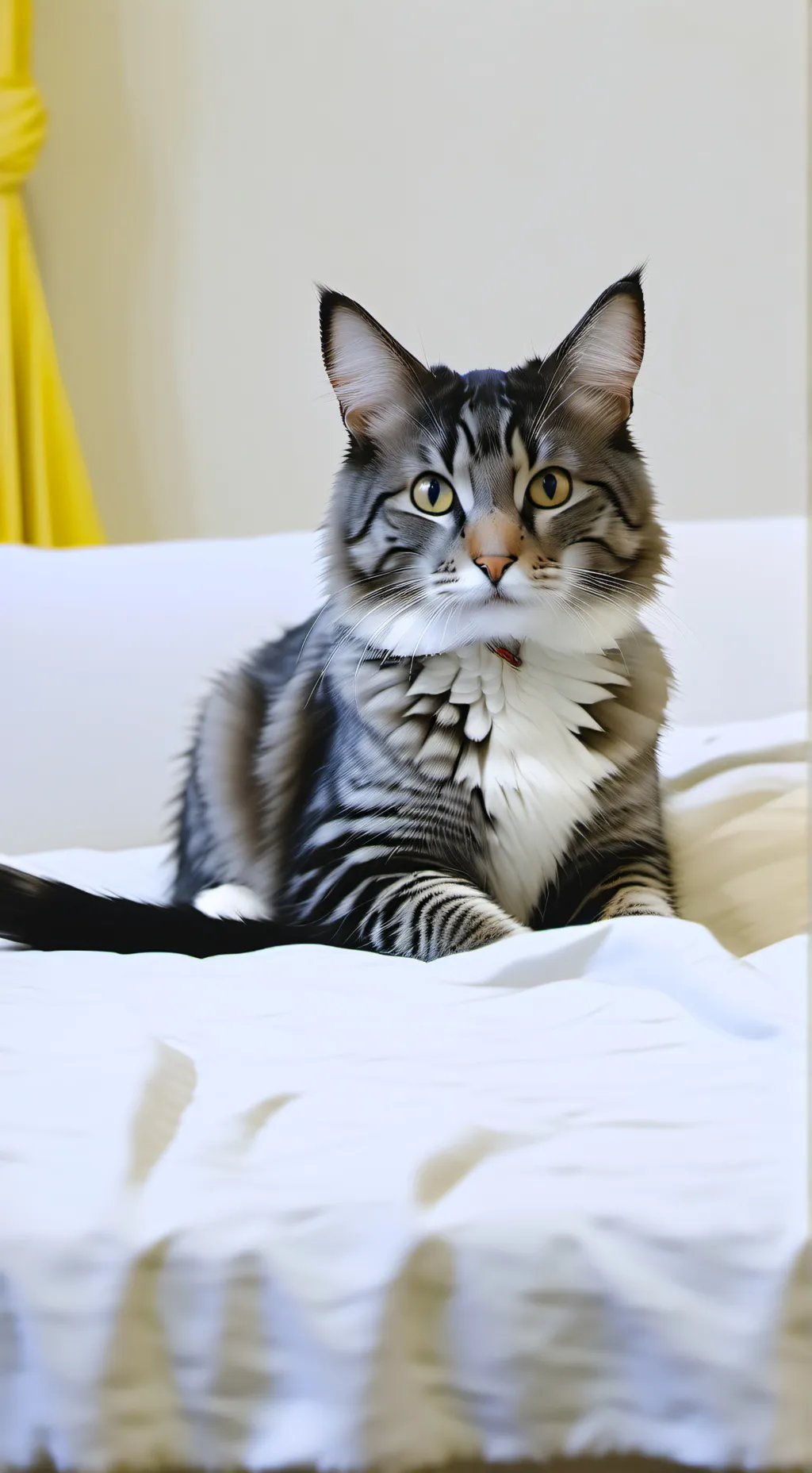 ai character: favorited cat background