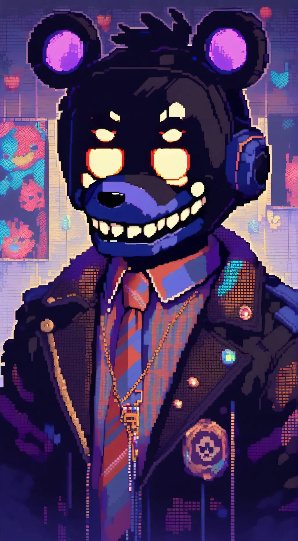ai character: Fnaf background