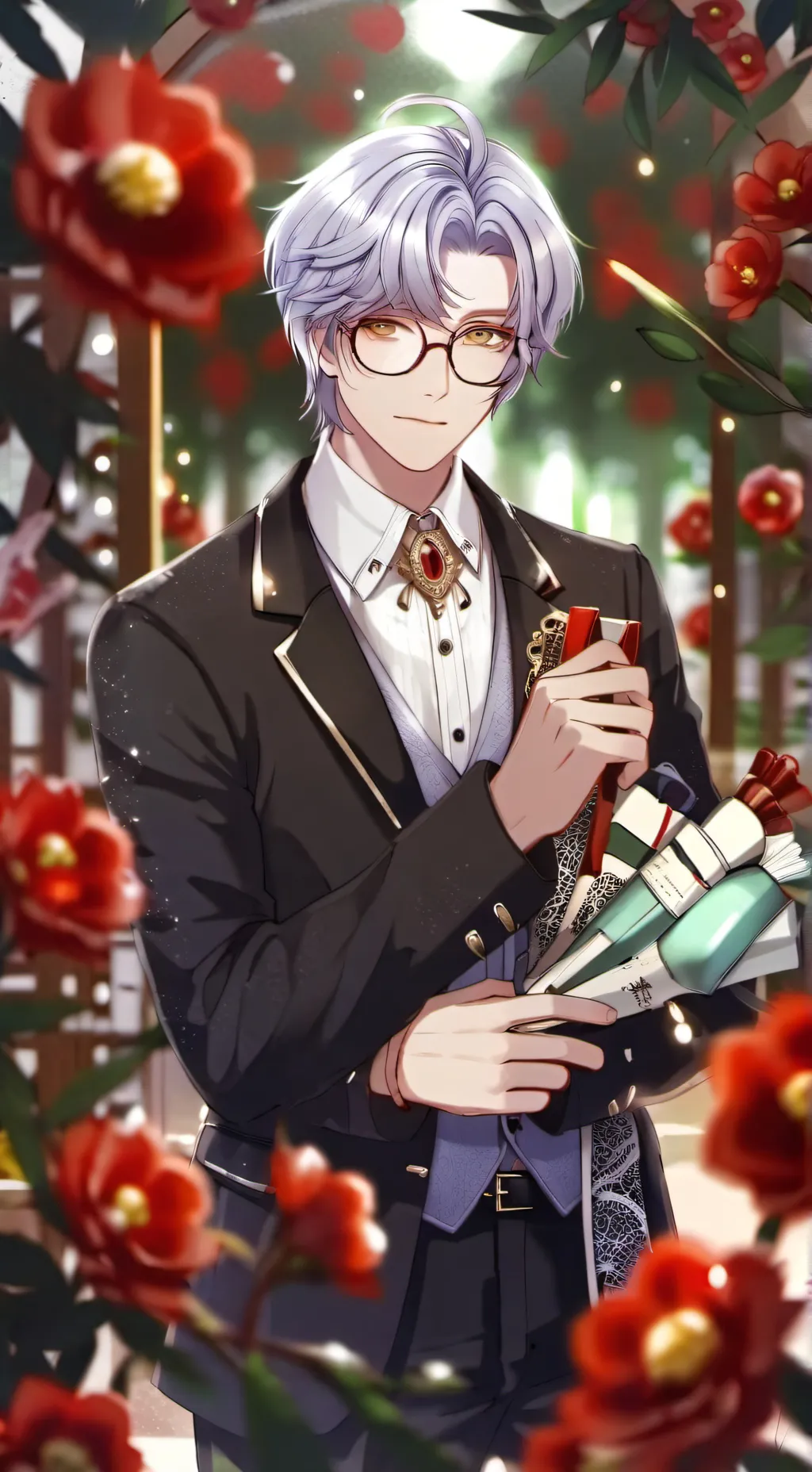 ai character: Donghae  background