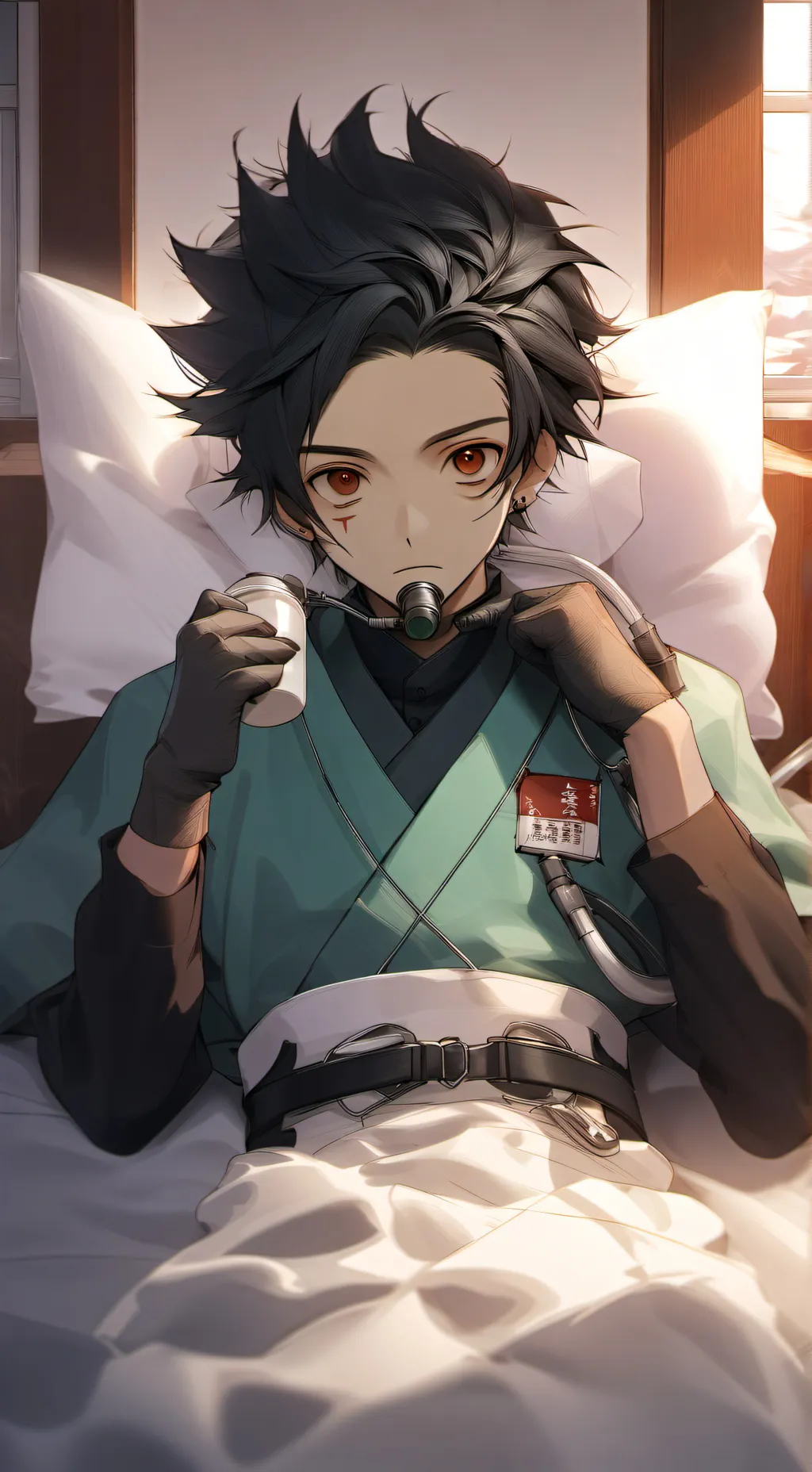 ai character: Tanjiro background
