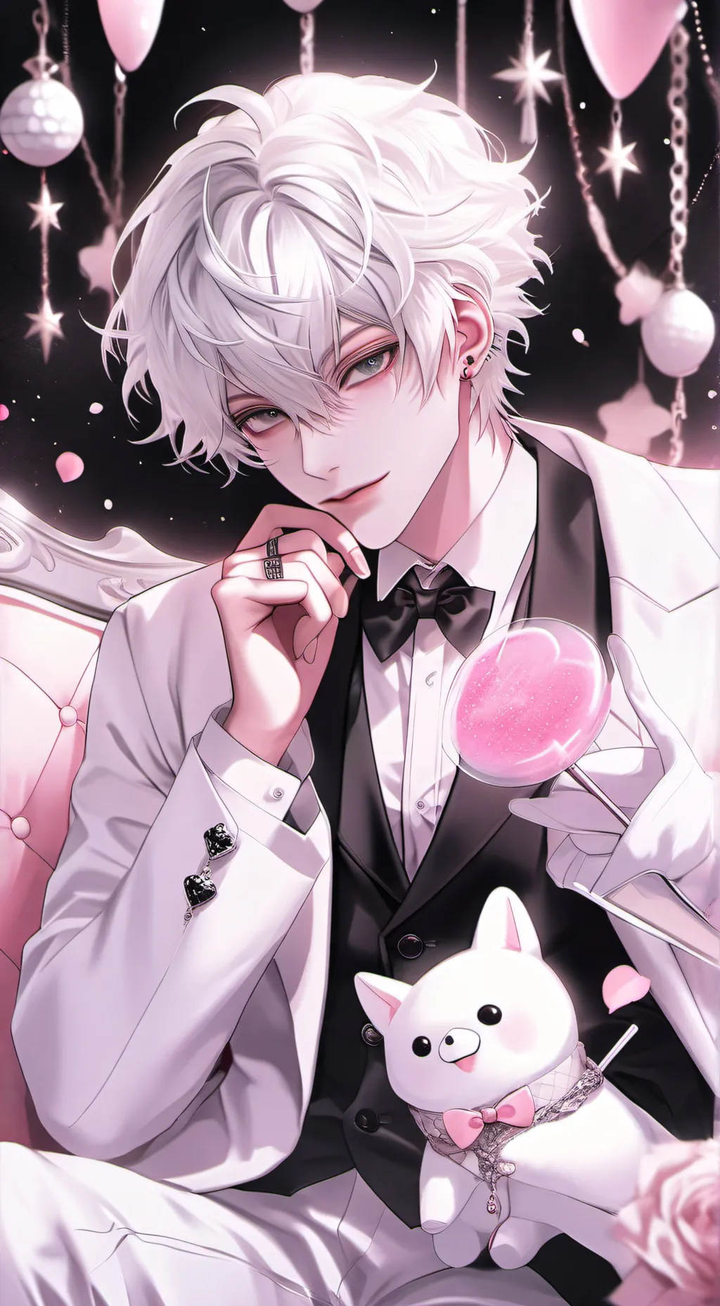 ai character: 🍭leon🍭 background