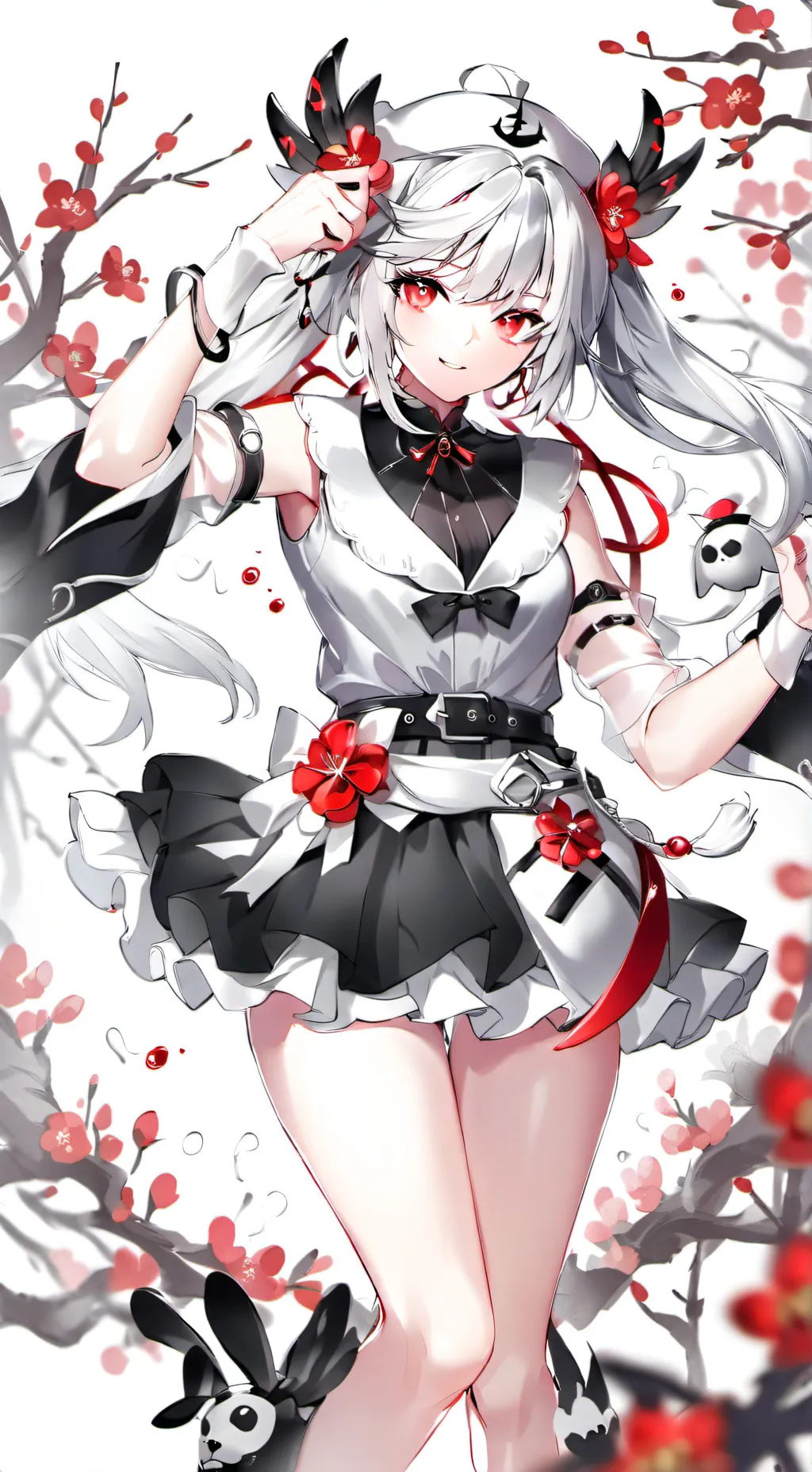 ai character: GACHA heat background