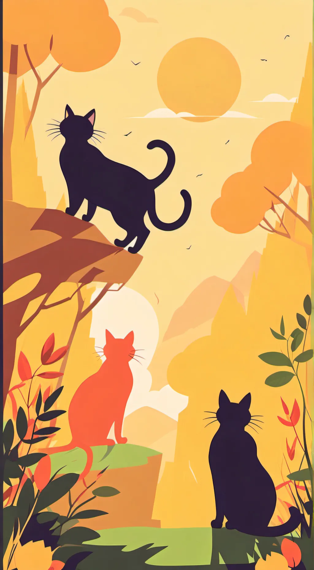 ai character: cats want boba background