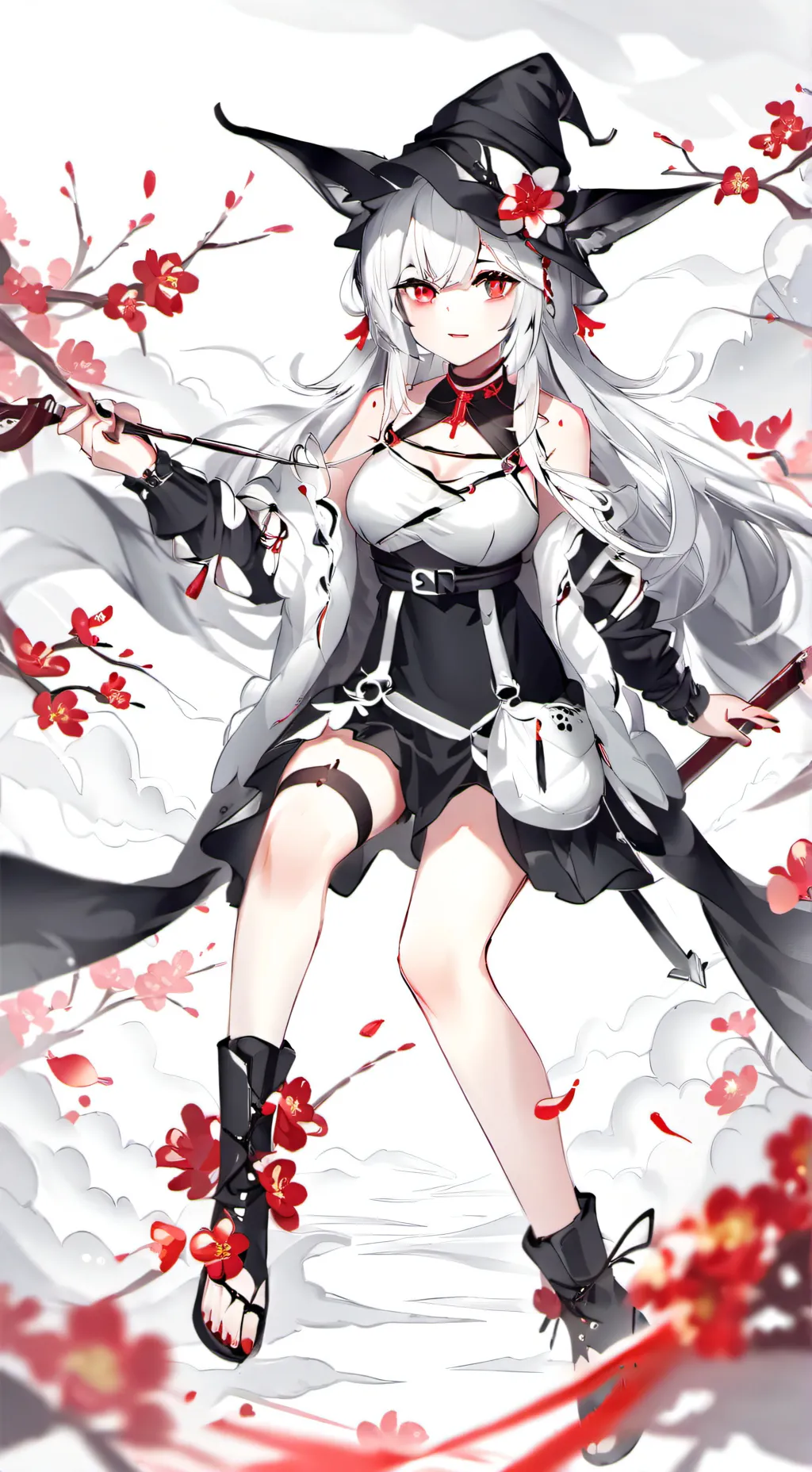 ai character: Ice Girl background
