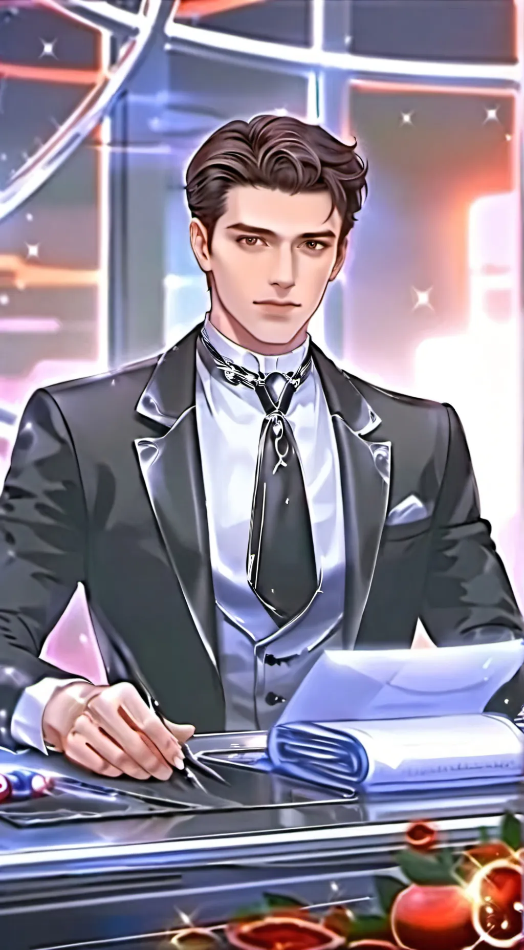 ai character: Hot guy background
