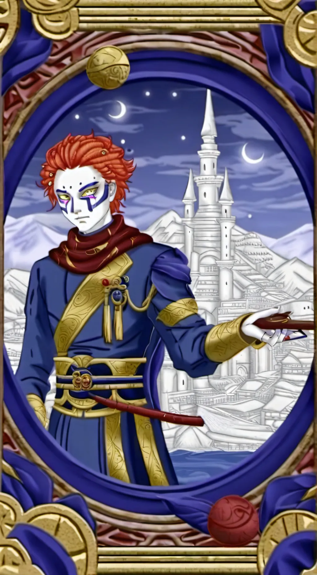 ai character: Egyptian Akaza background
