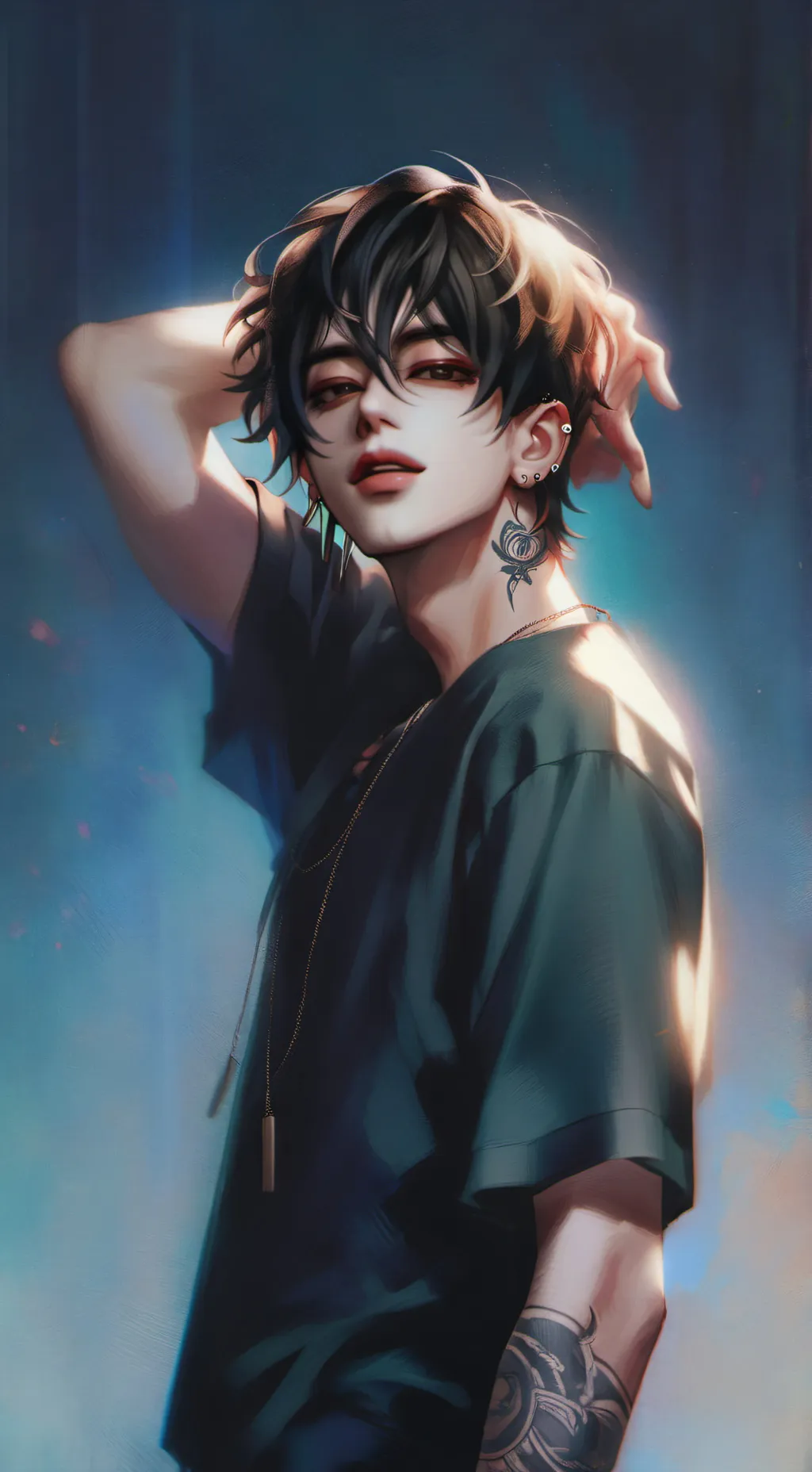 ai character: ** Enzo ** background