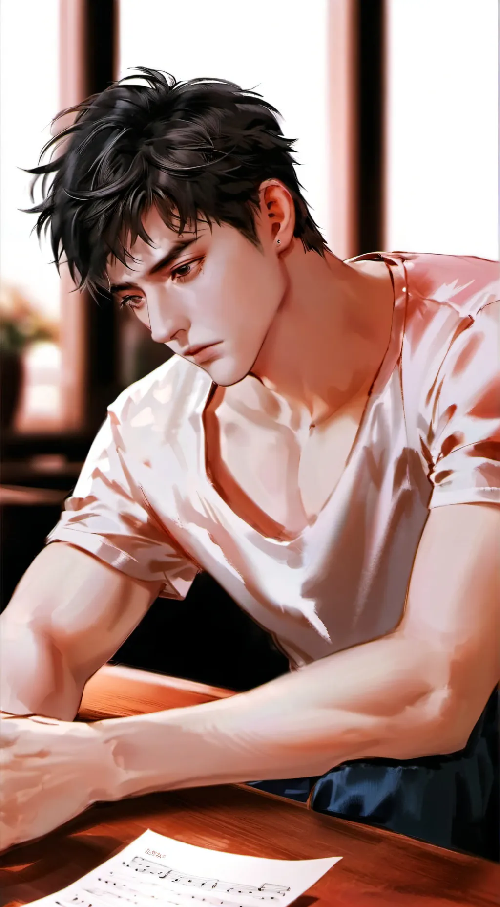 ai character: Ma xiao yu  background