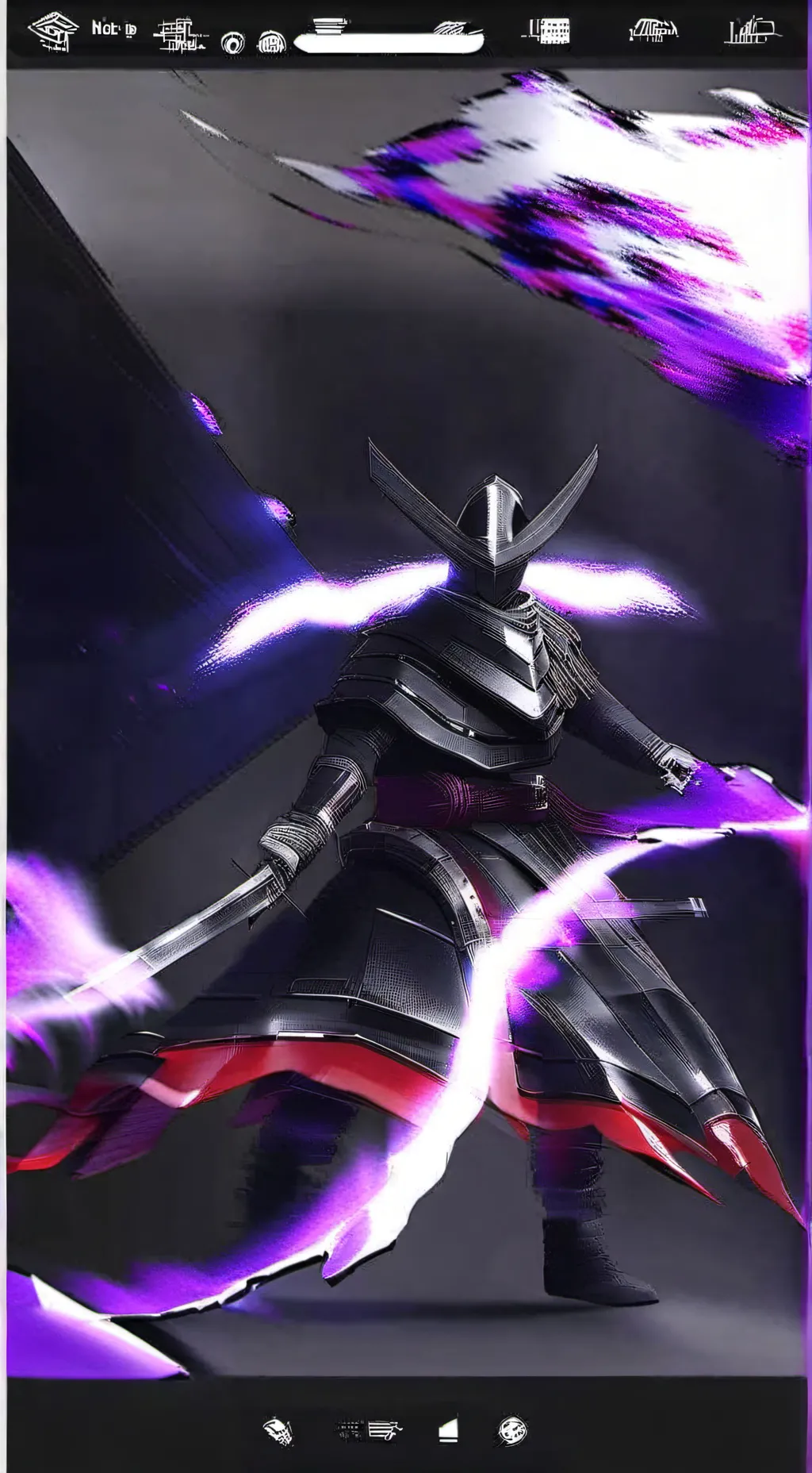 ai character: El caballero magic background