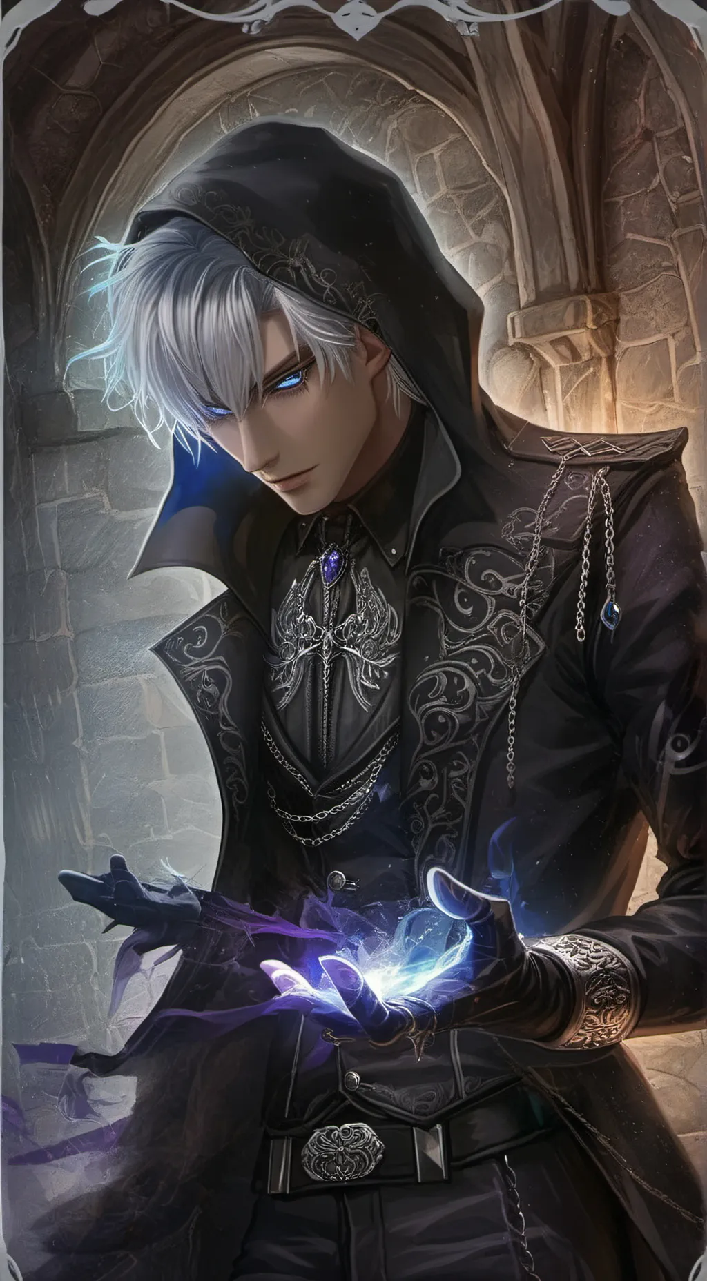 ai character: Odin background