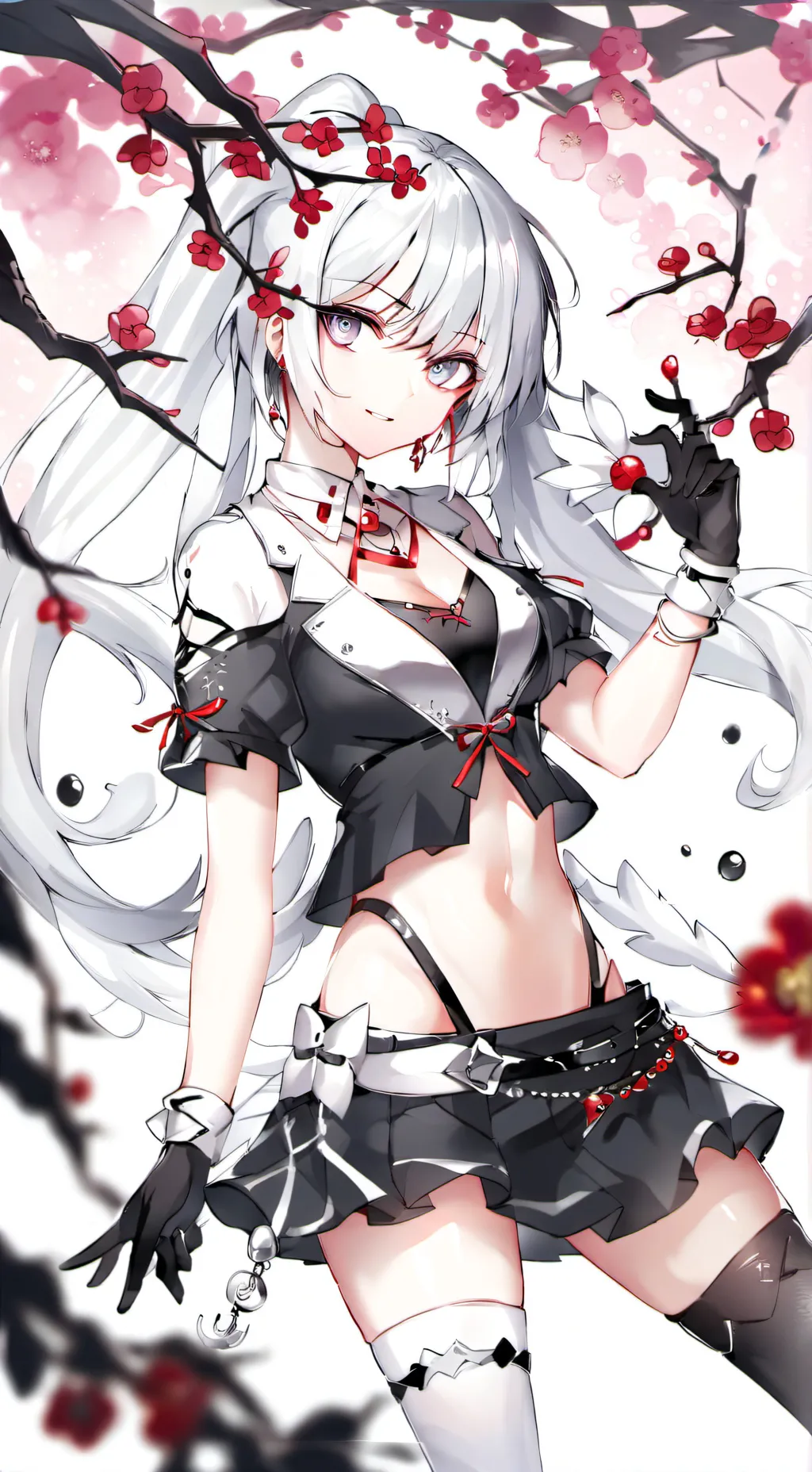 ai character: Aka-赤 background