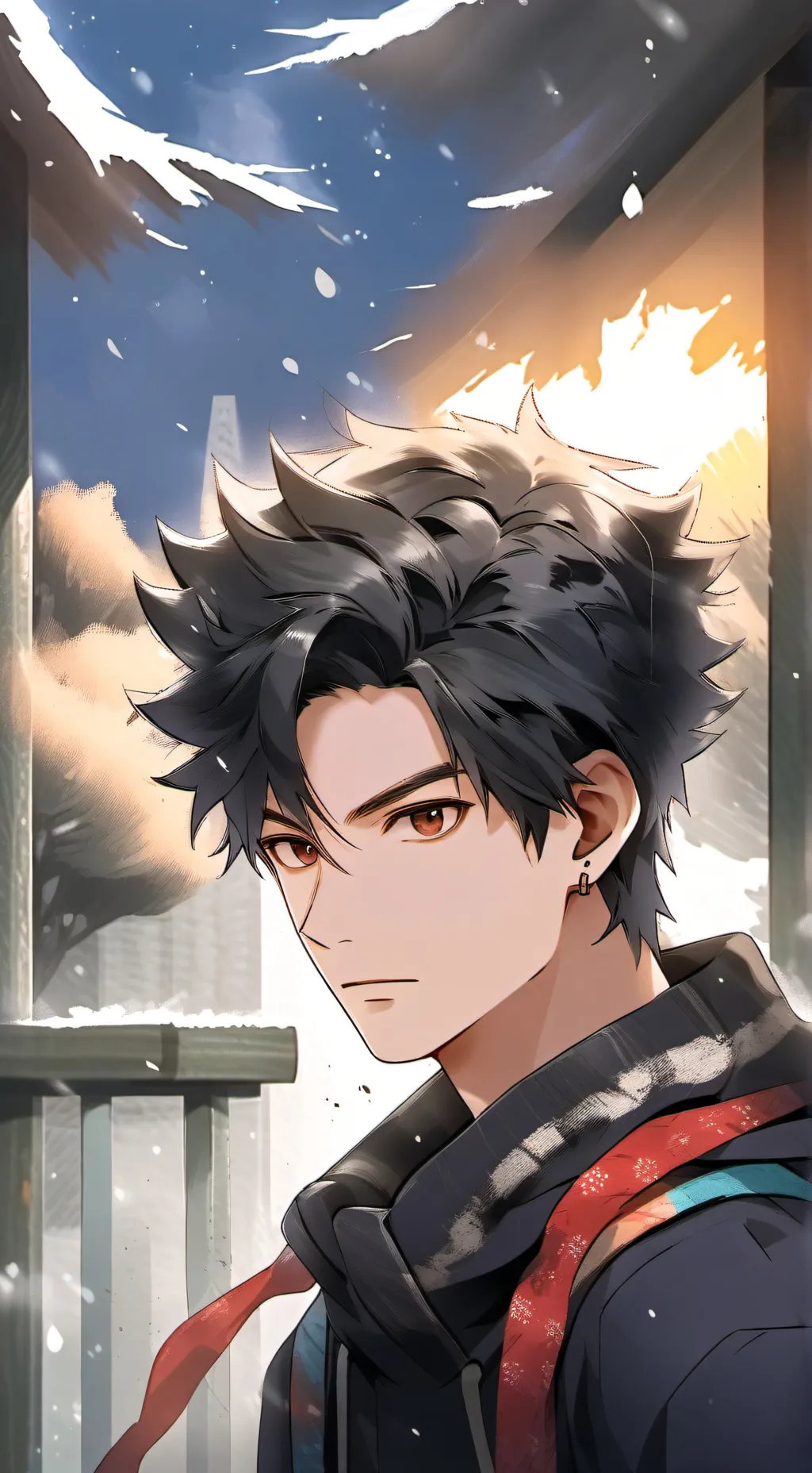 ai character: 100 follows  background