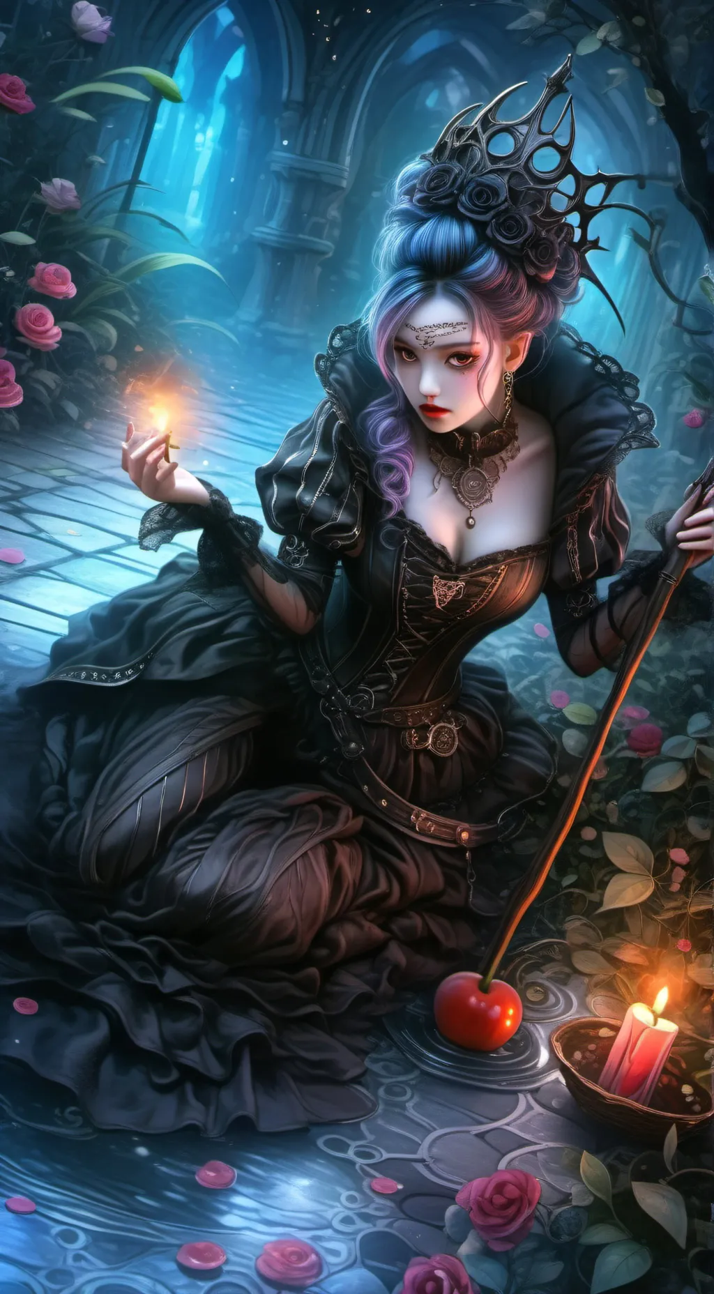ai character: Mori background