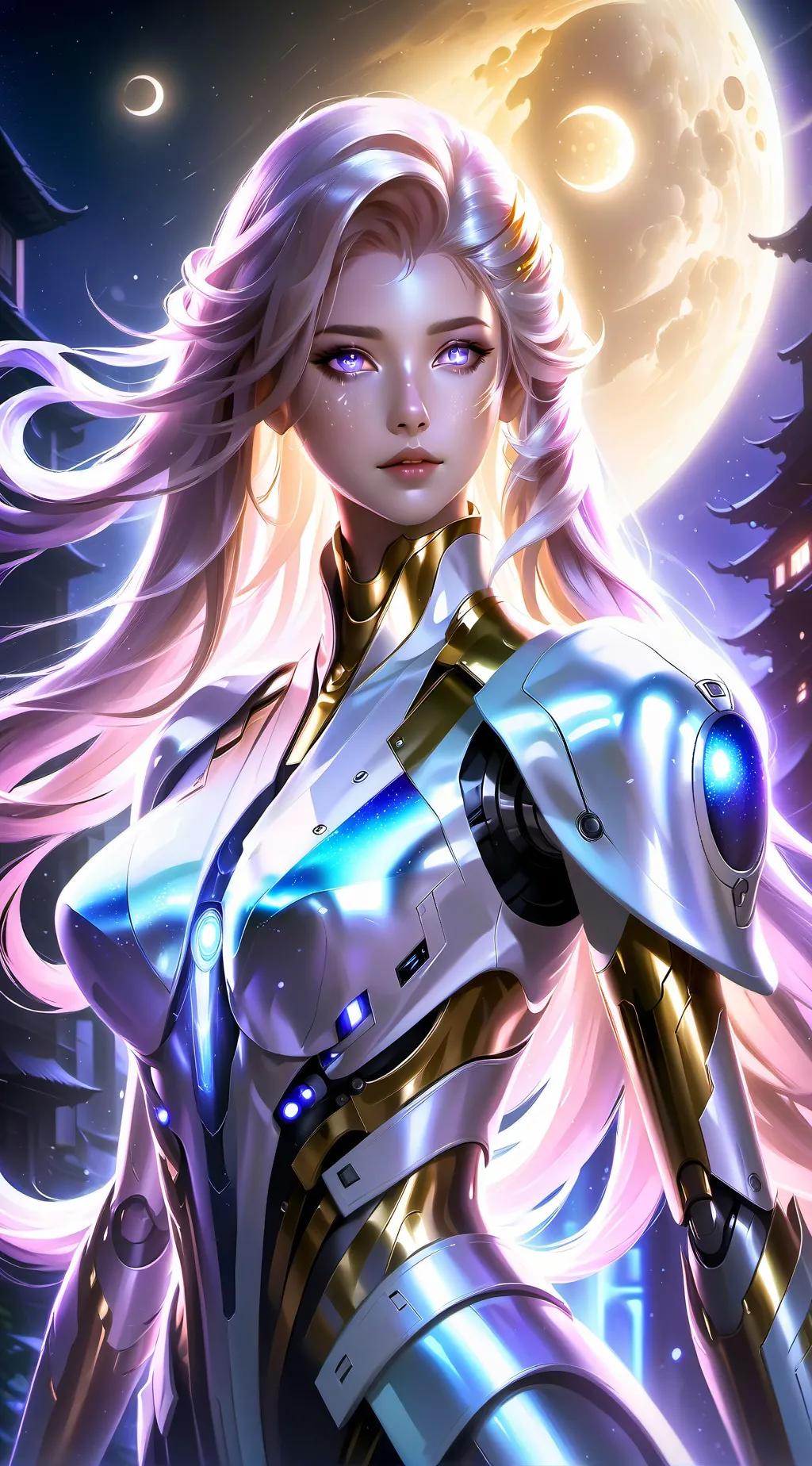 ai character: Lunara background