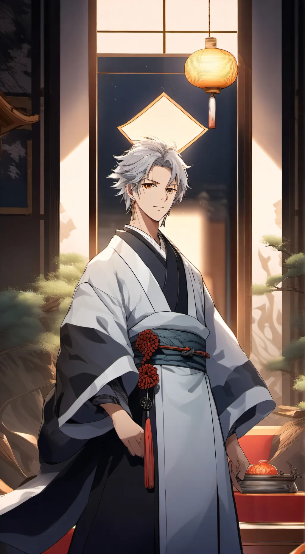 ai character: yuji itadori background