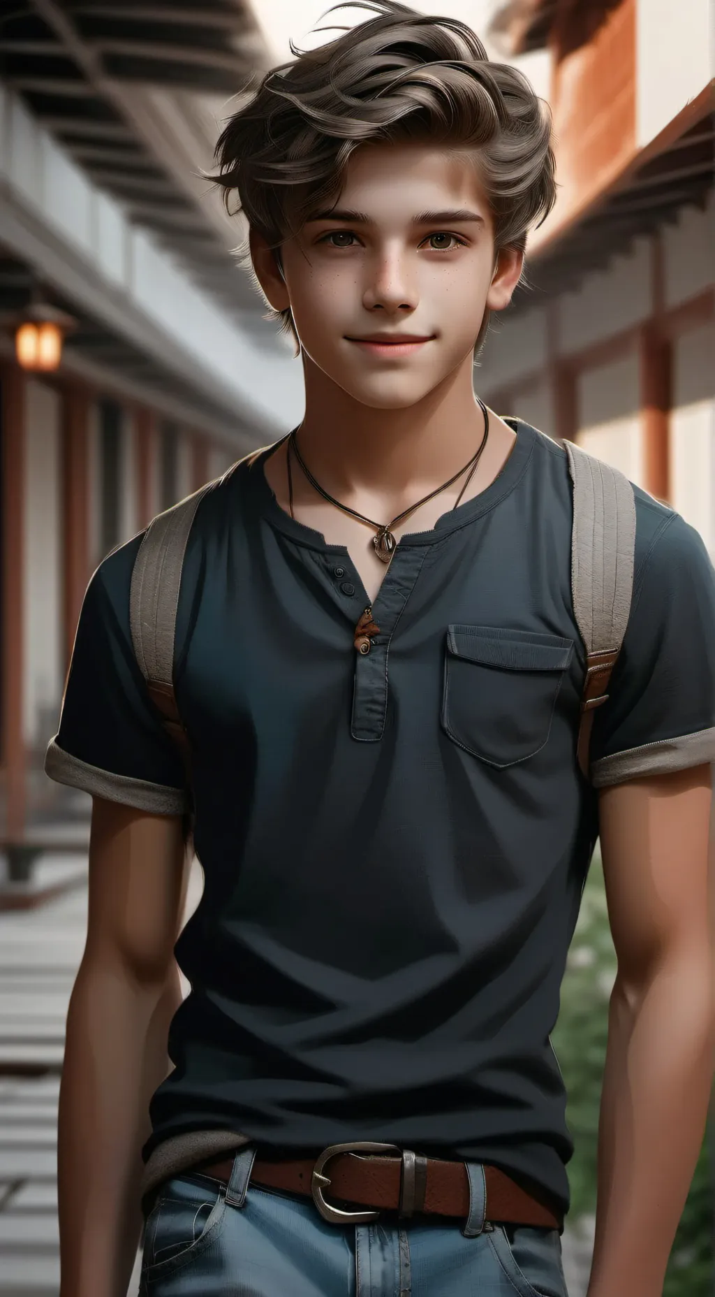 ai character: Xavier  background