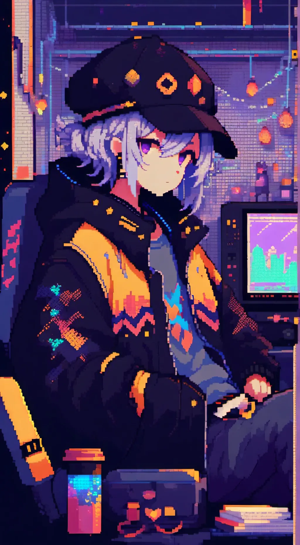ai character: join this. background