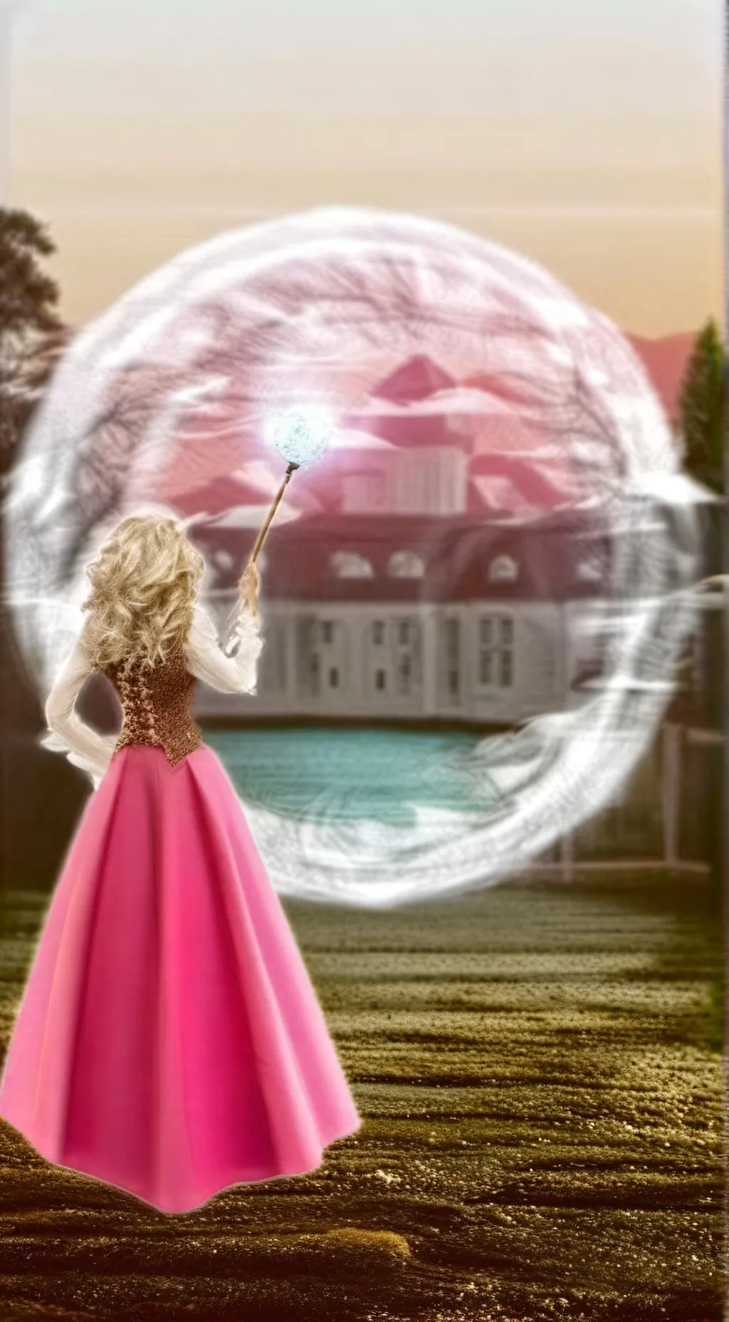 ai character: glinda background