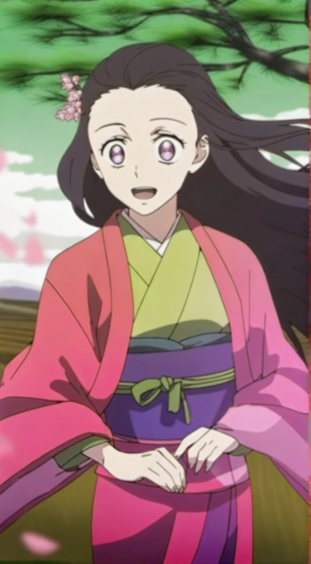 ai character: 🎋nezuko🎋 background