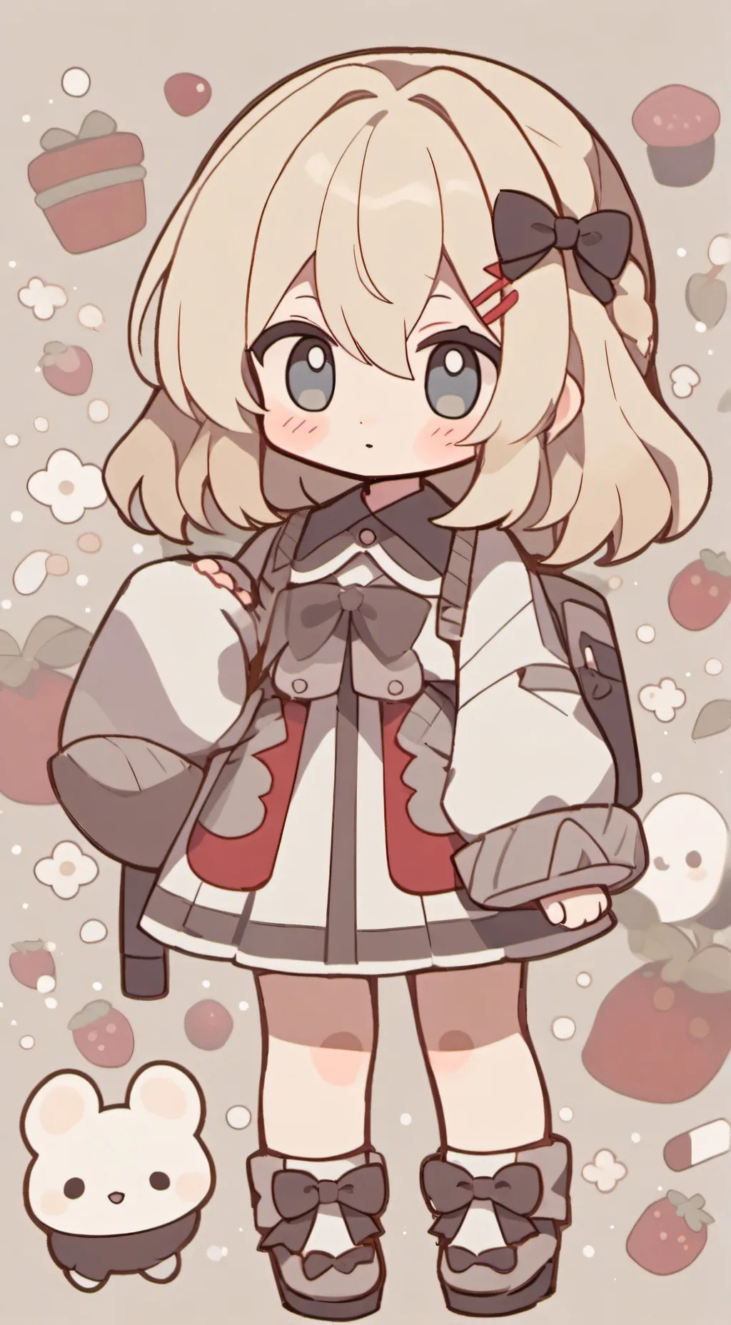 ai character: MHA ❤️🤍 background