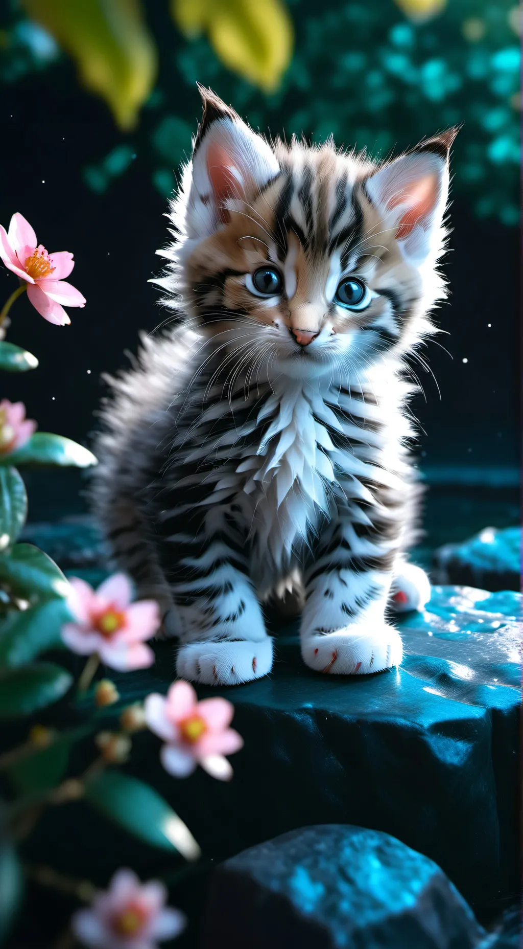 ai character: Baby kitten background