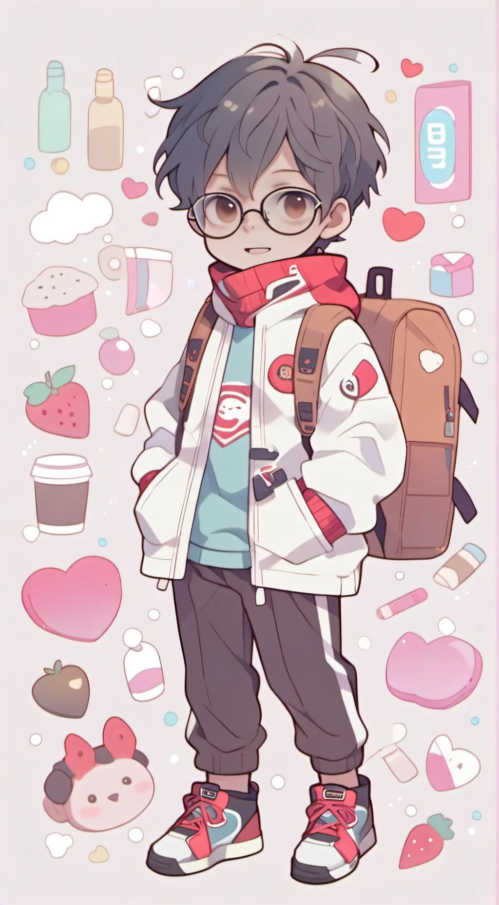 ai character: mejores amigos  background
