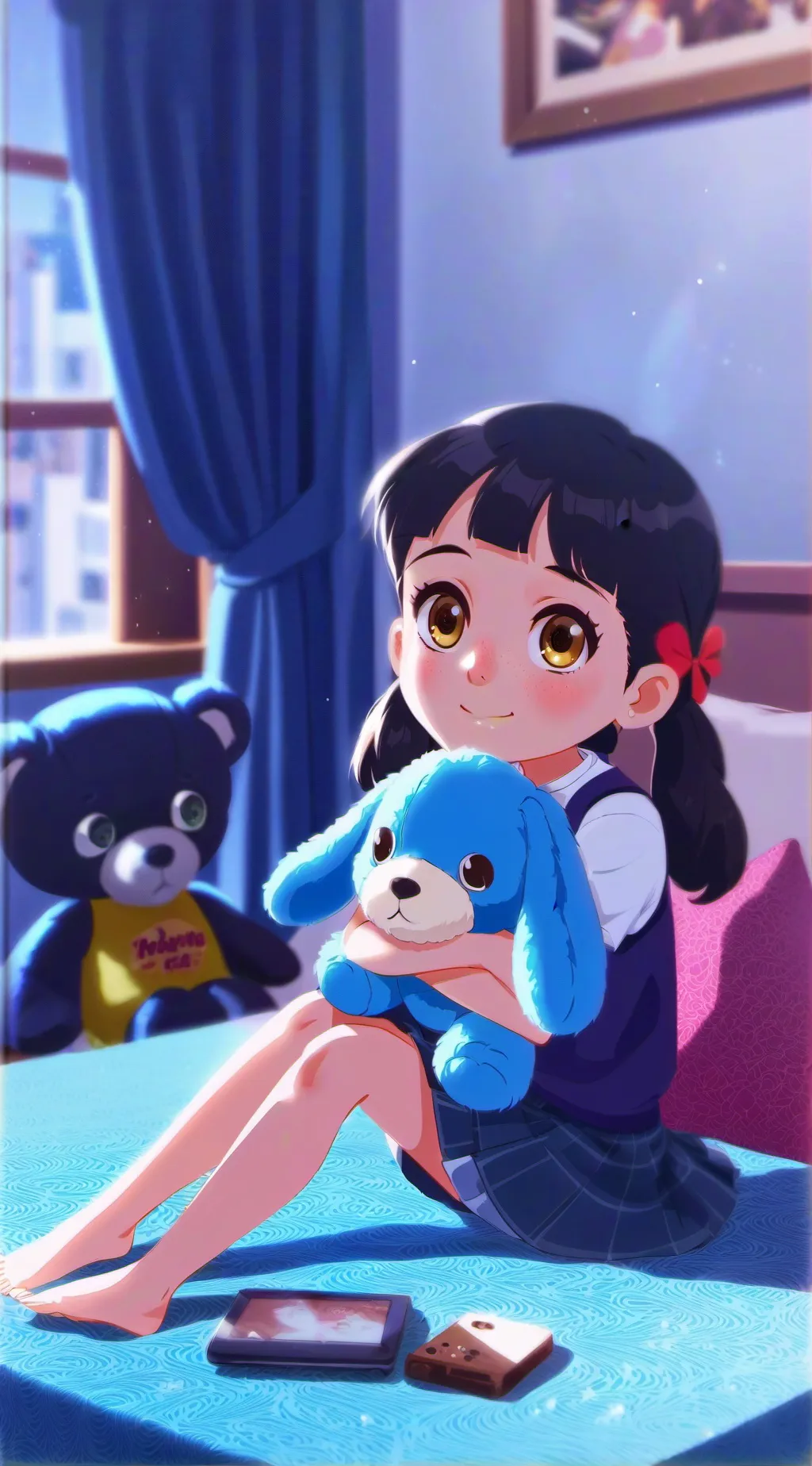 ai character: Livie ♡ background