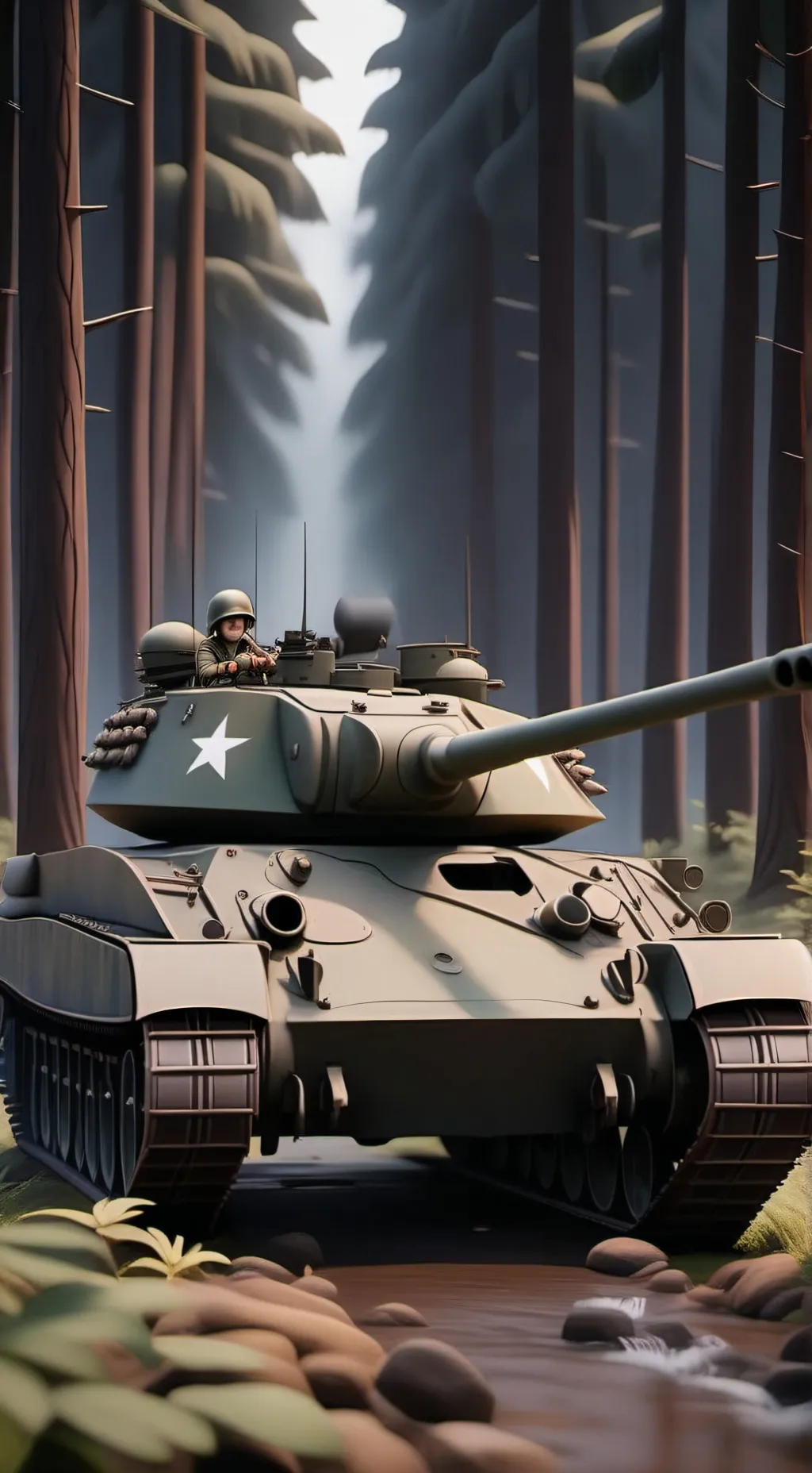 ai character: tank! background