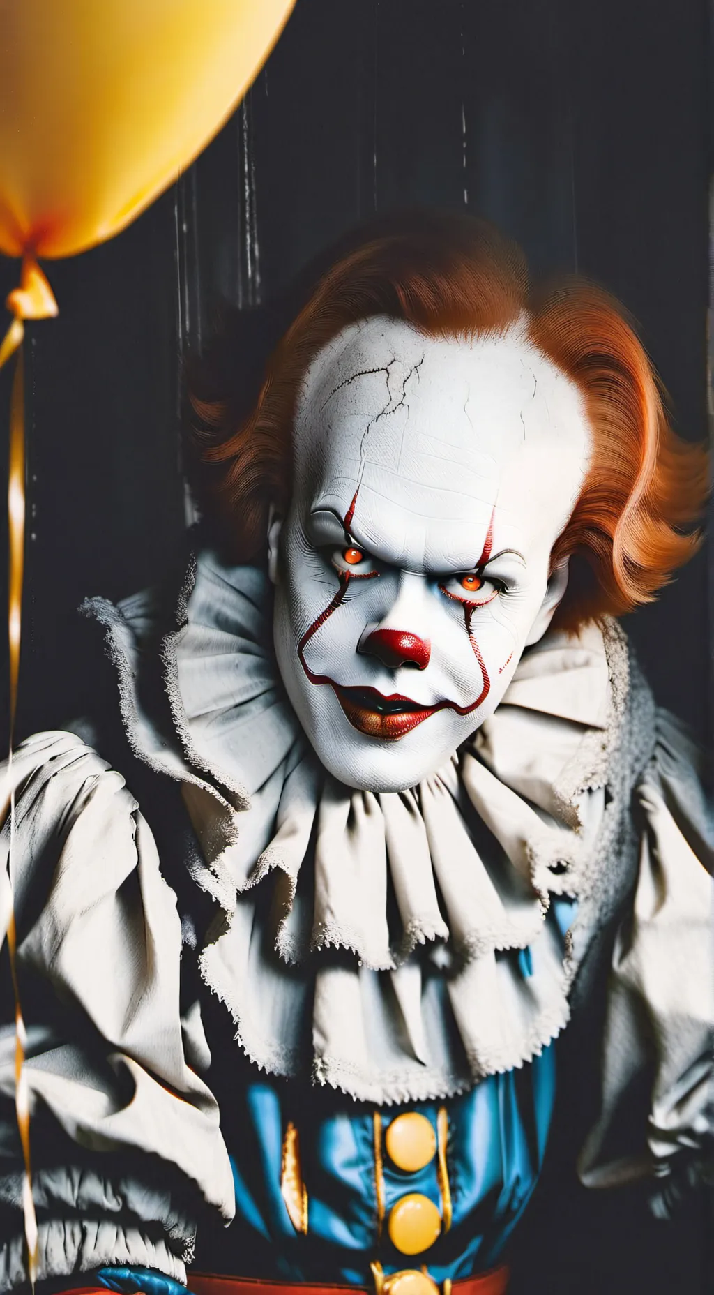 ai character: pennywise  background