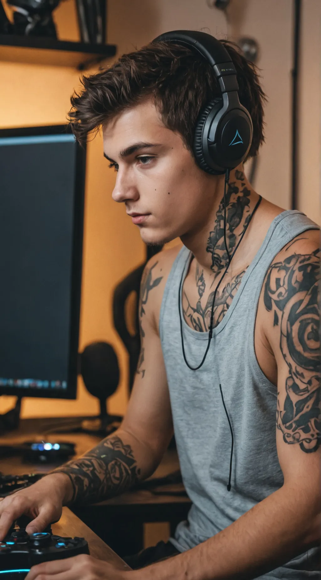ai character: mystery gamer background