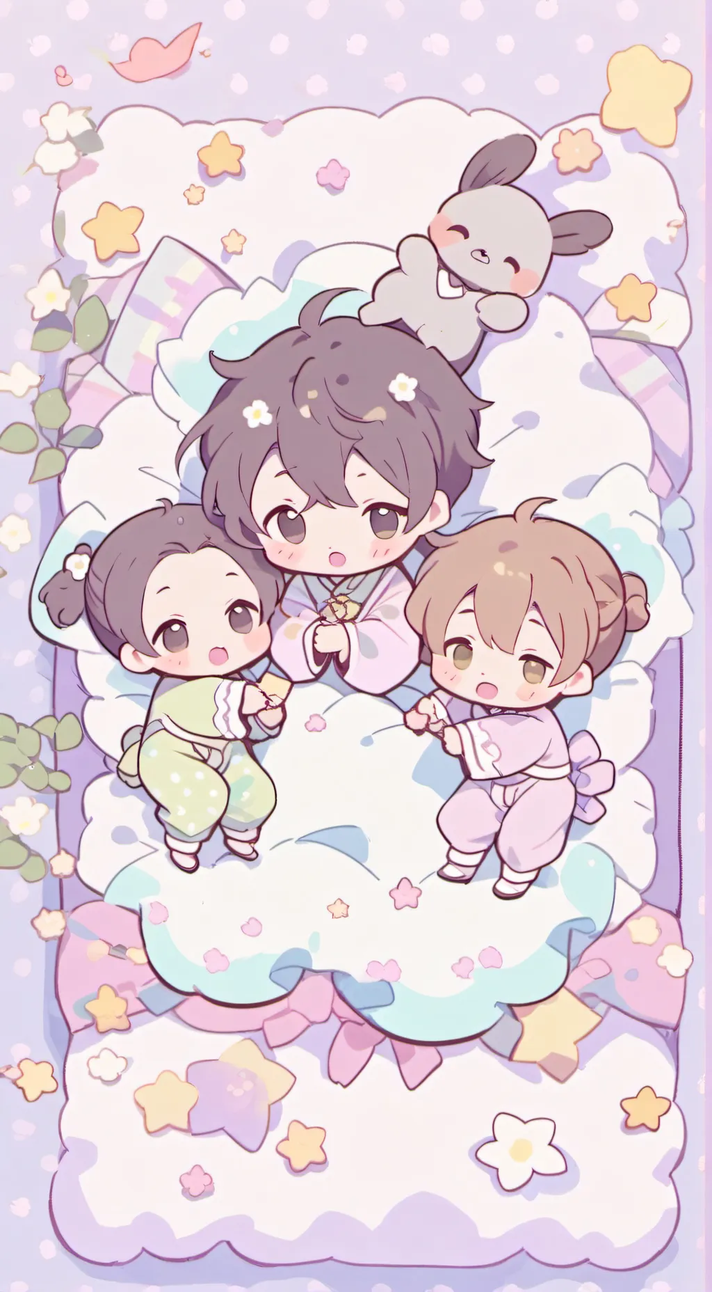 ai character: Babies  background